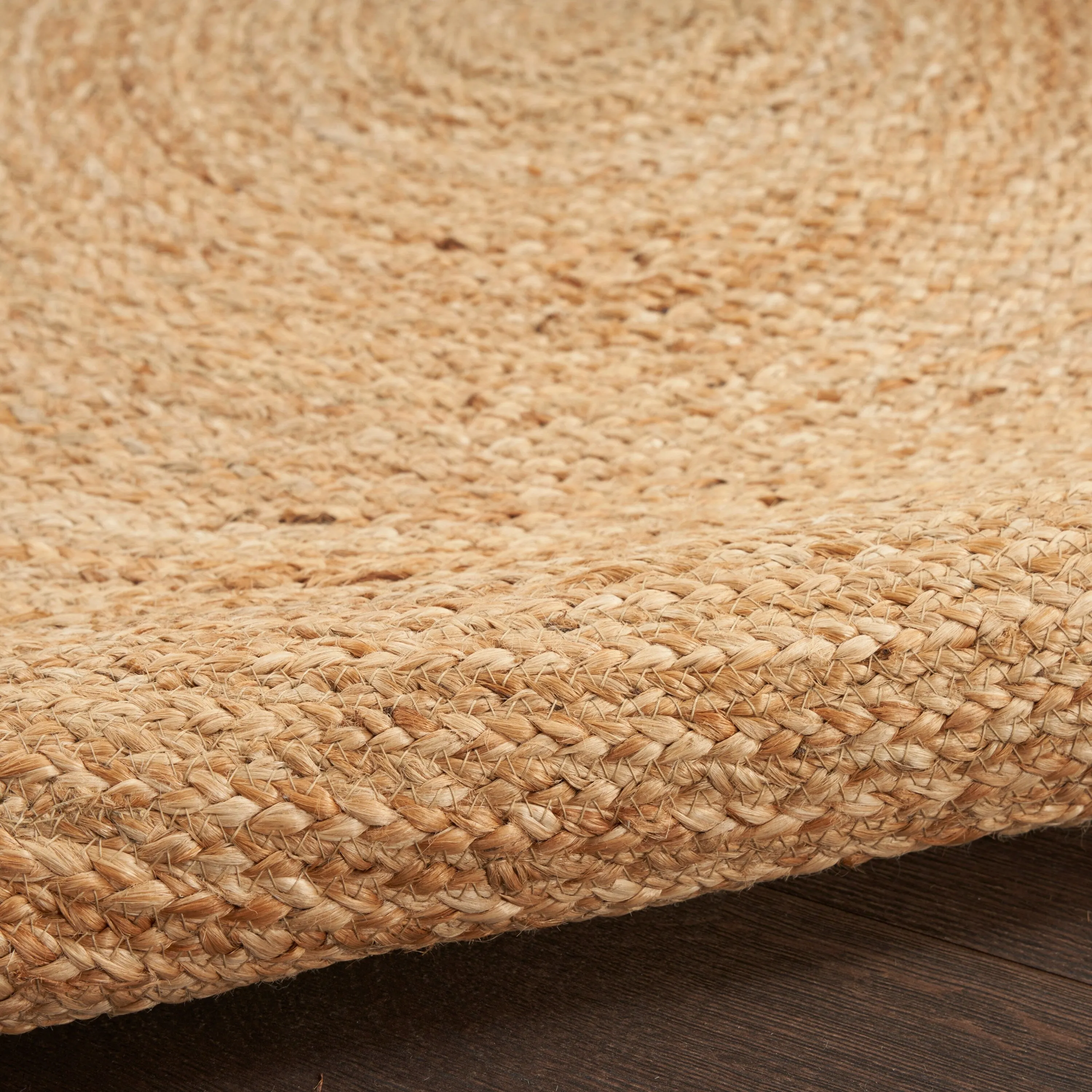Nourison Natural Jute Indoor Solid Area Rug