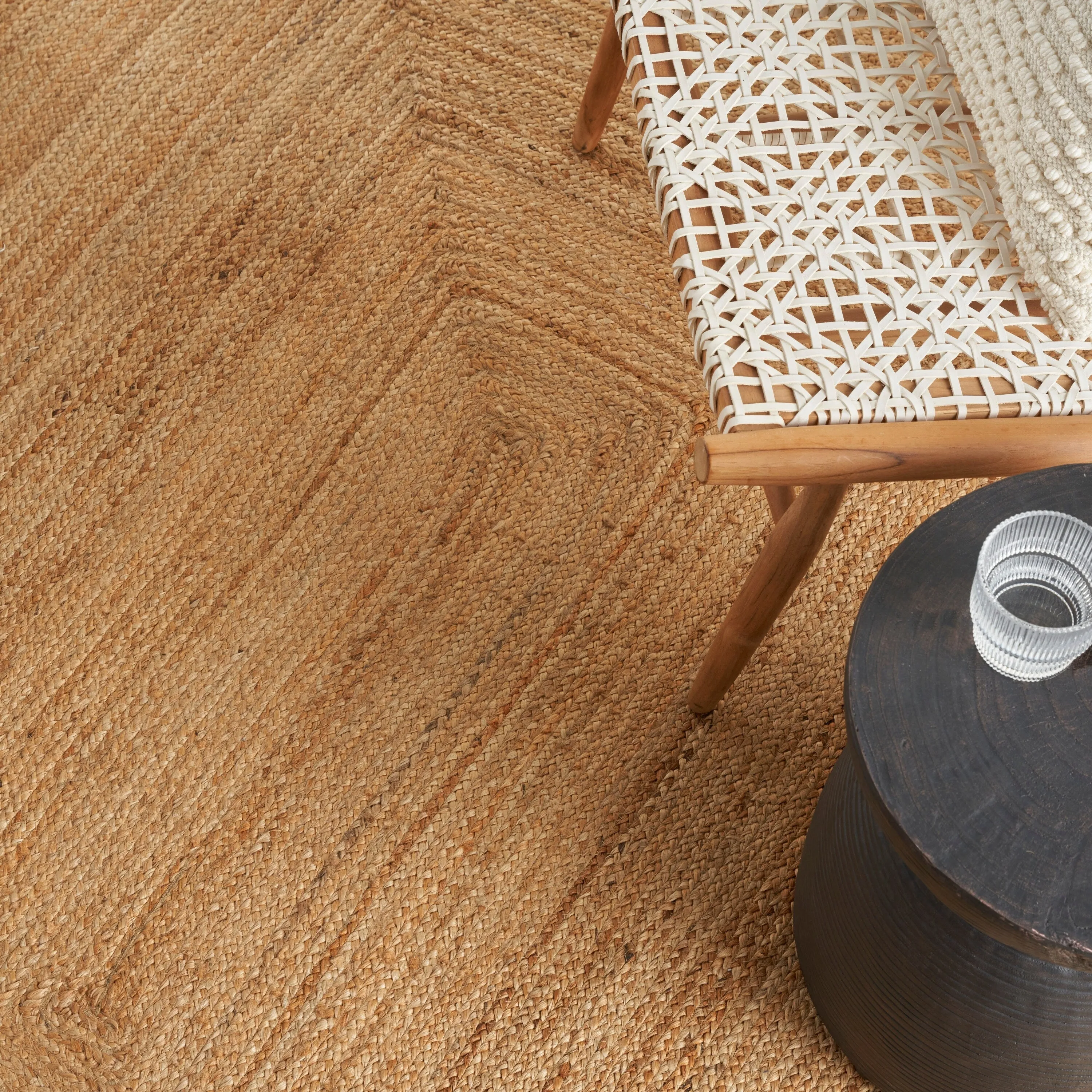 Nourison Natural Jute Indoor Solid Area Rug