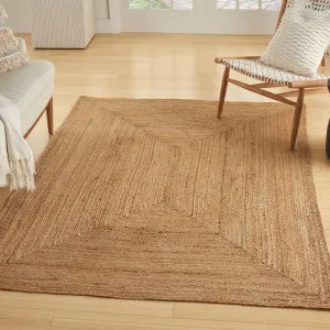 Nourison Natural Jute Indoor Solid Area Rug