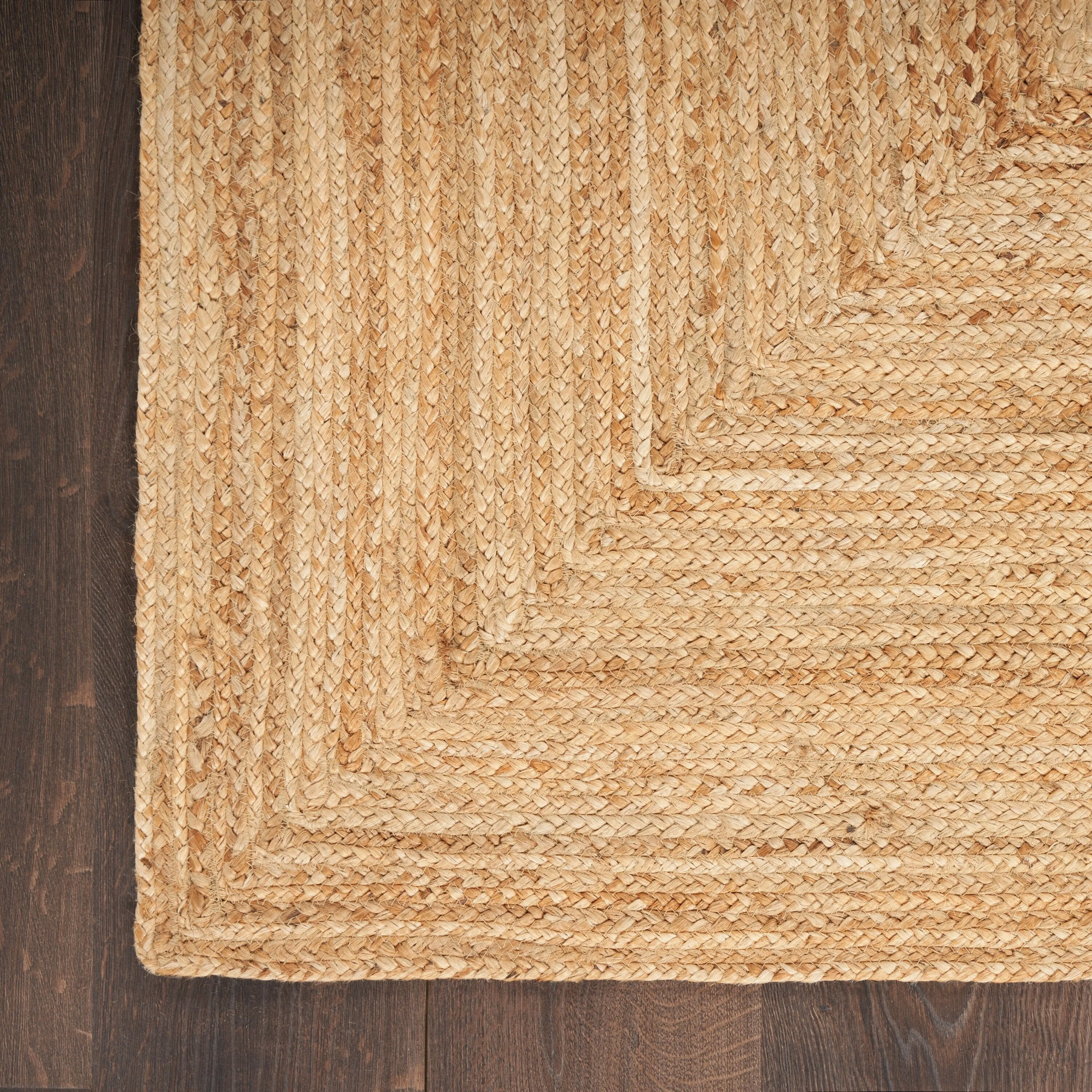 Nourison Natural Jute Indoor Solid Area Rug