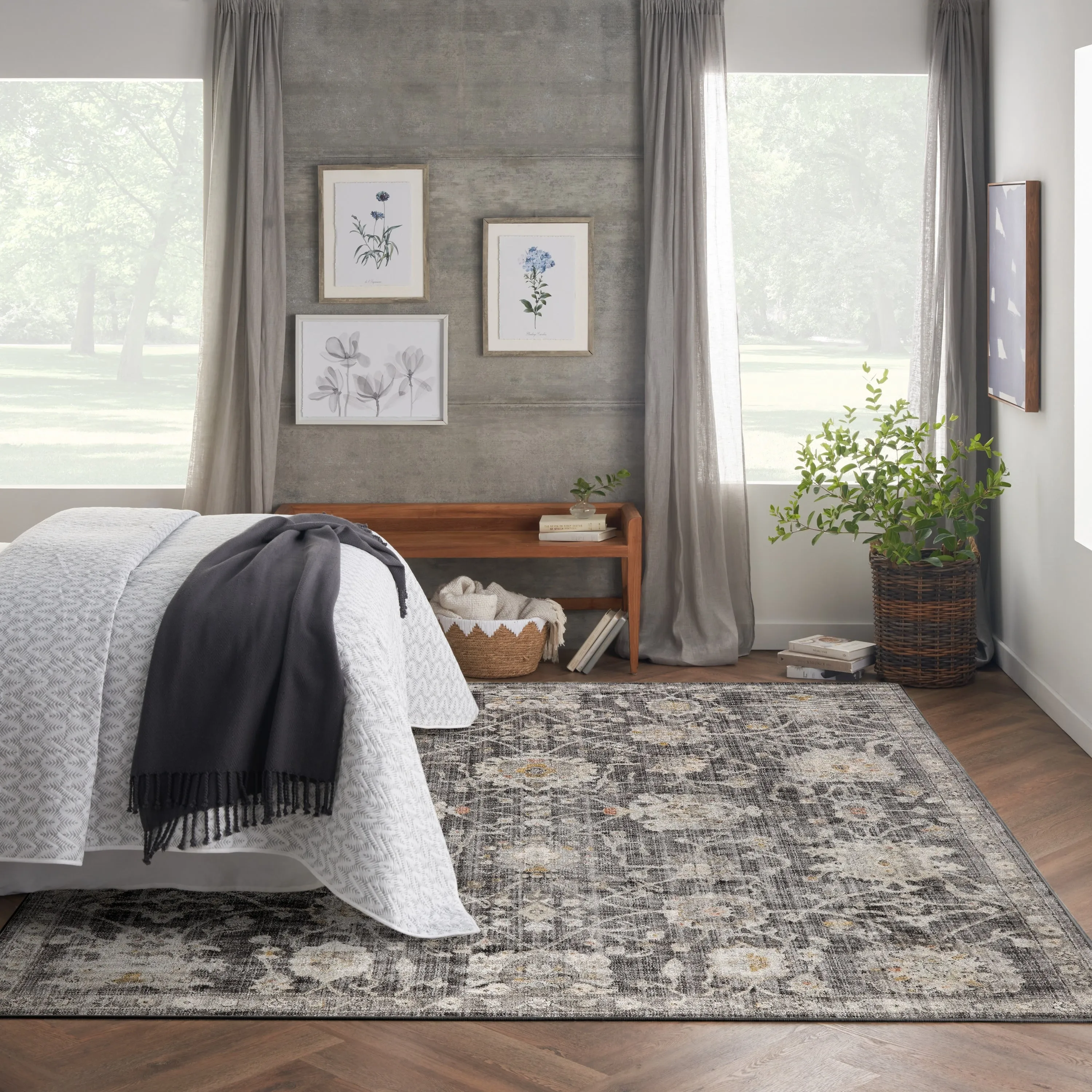 Nourison Oushak Home Indoor Persian Area Rug