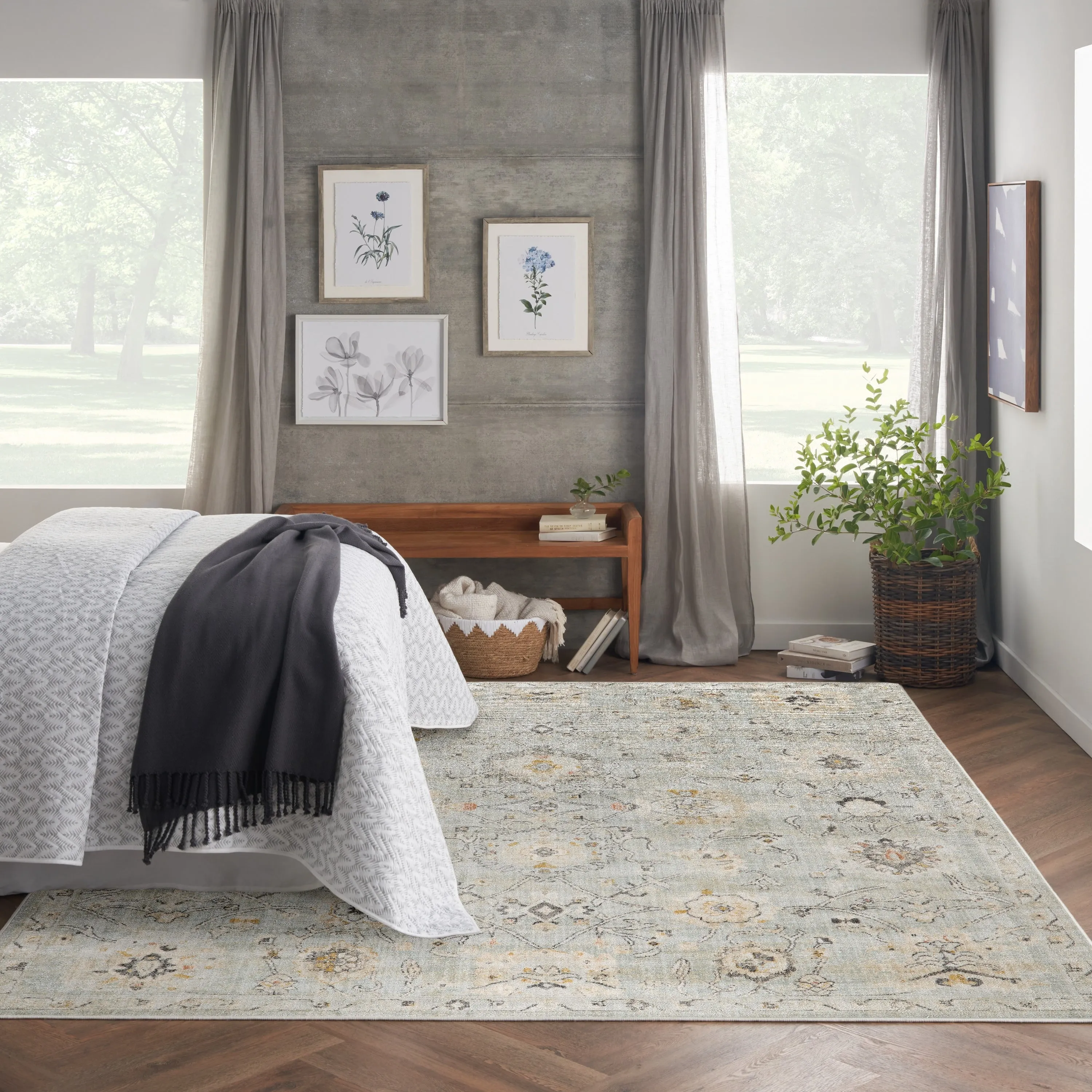 Nourison Oushak Home Indoor Persian Area Rug