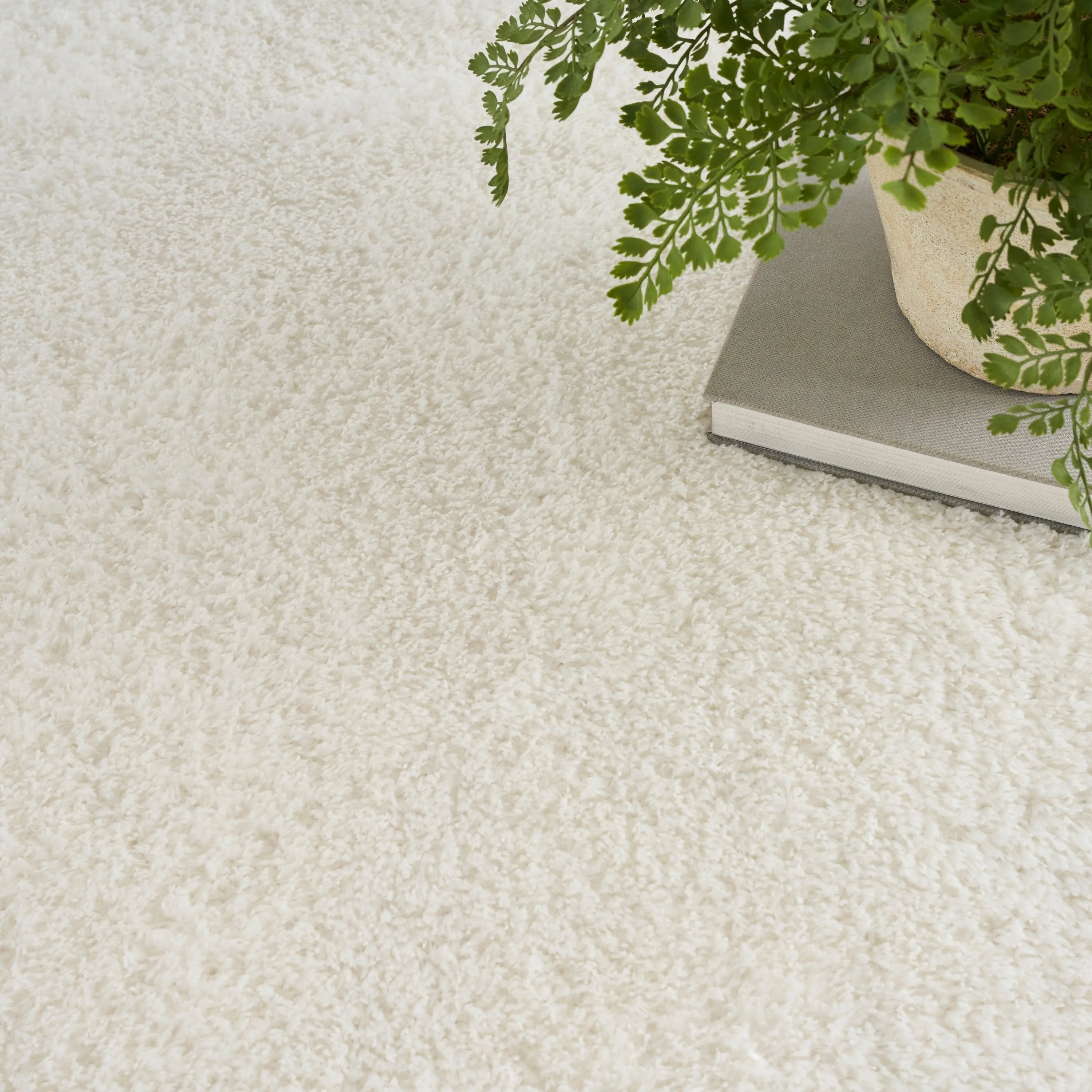 Nourison Pacific Shag Indoor only Solid Area Rug