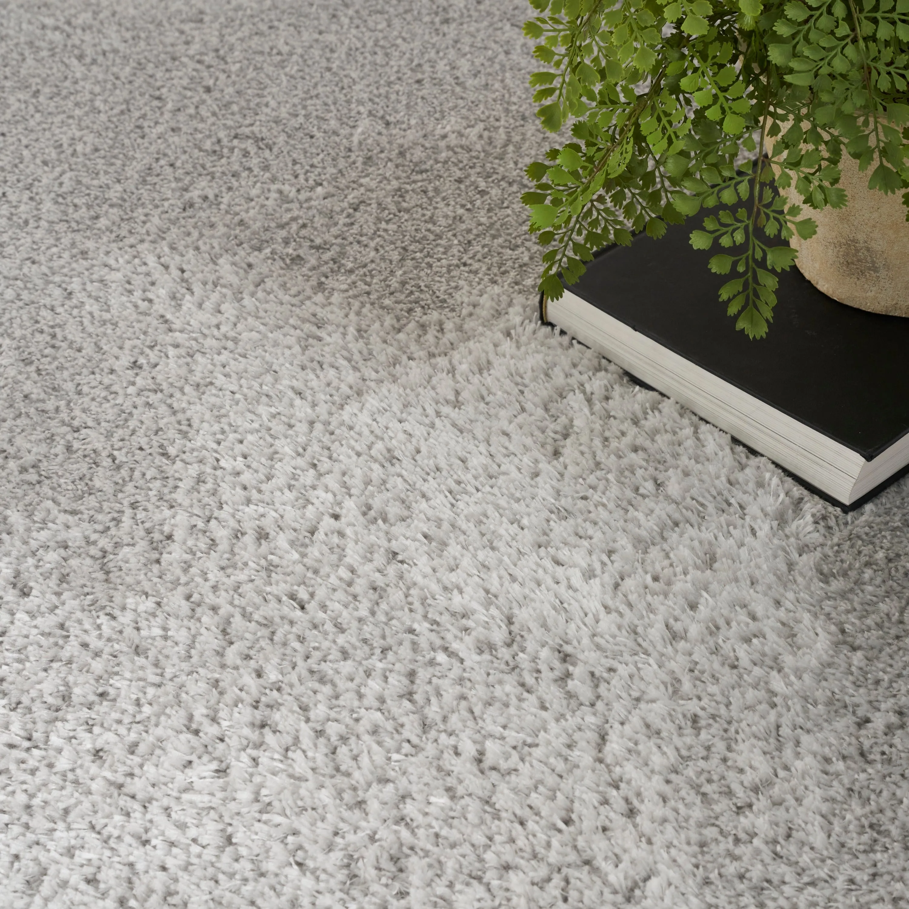 Nourison Pacific Shag Indoor only Solid Area Rug