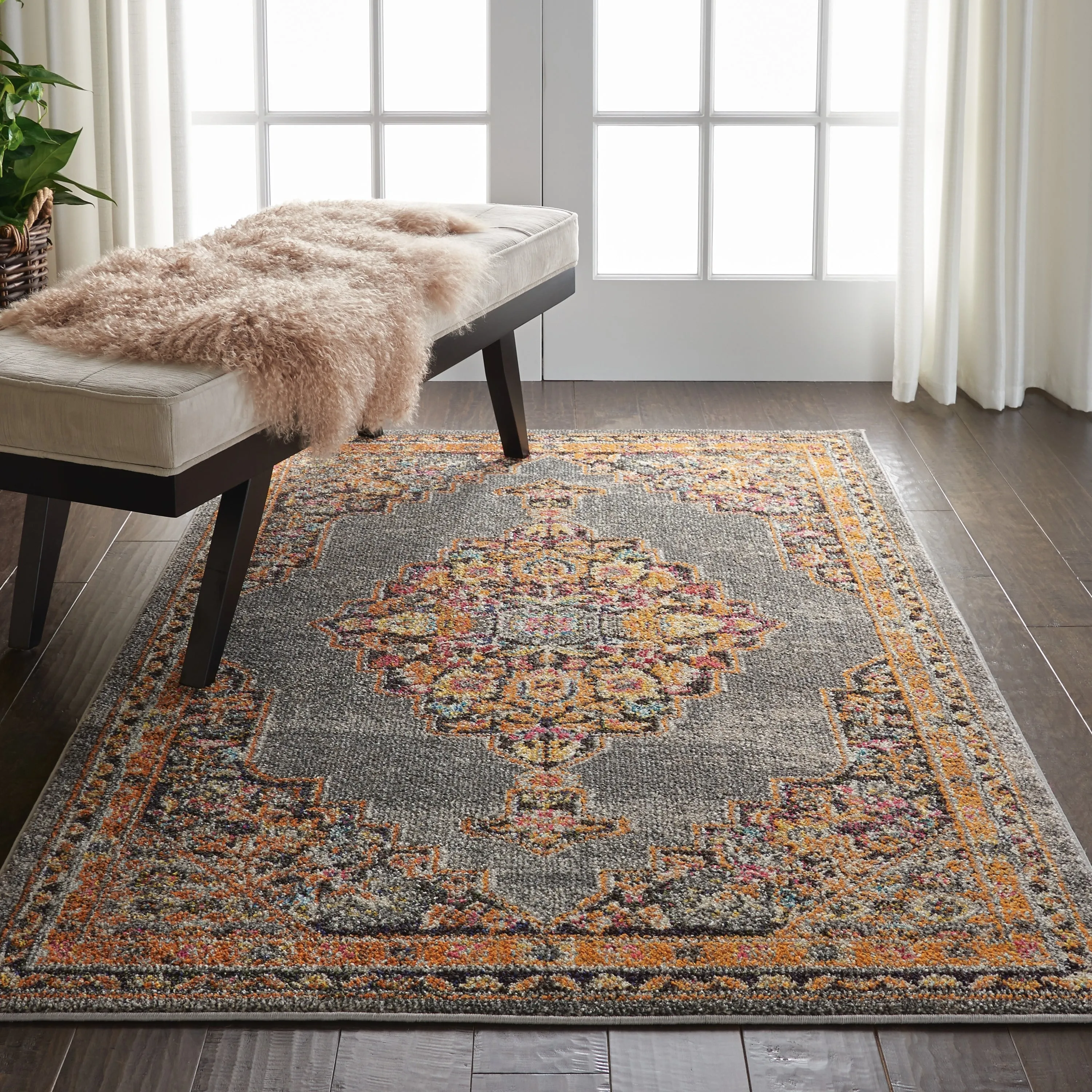 Nourison Passionate Persian Vintage Medallion Area Rug