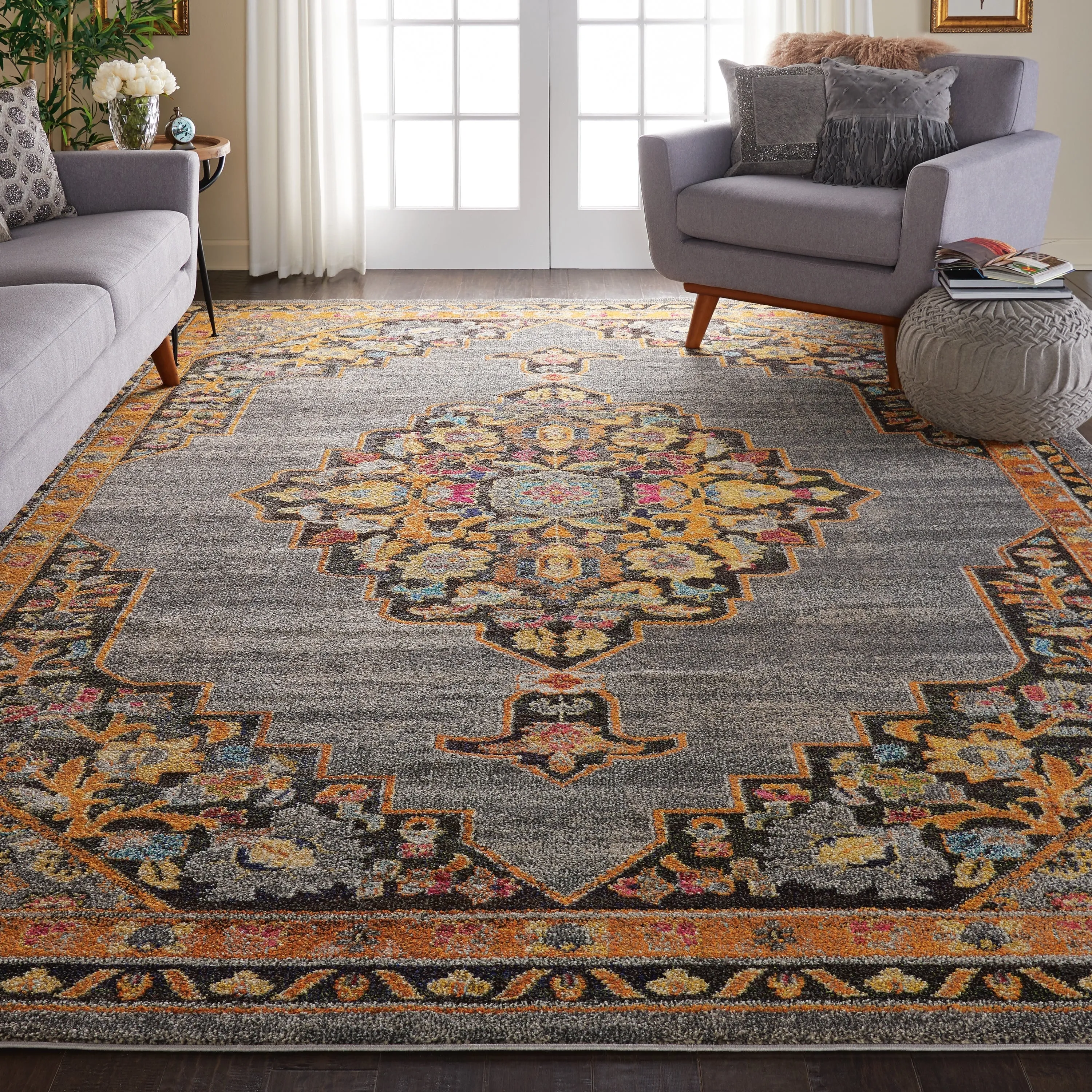 Nourison Passionate Persian Vintage Medallion Area Rug