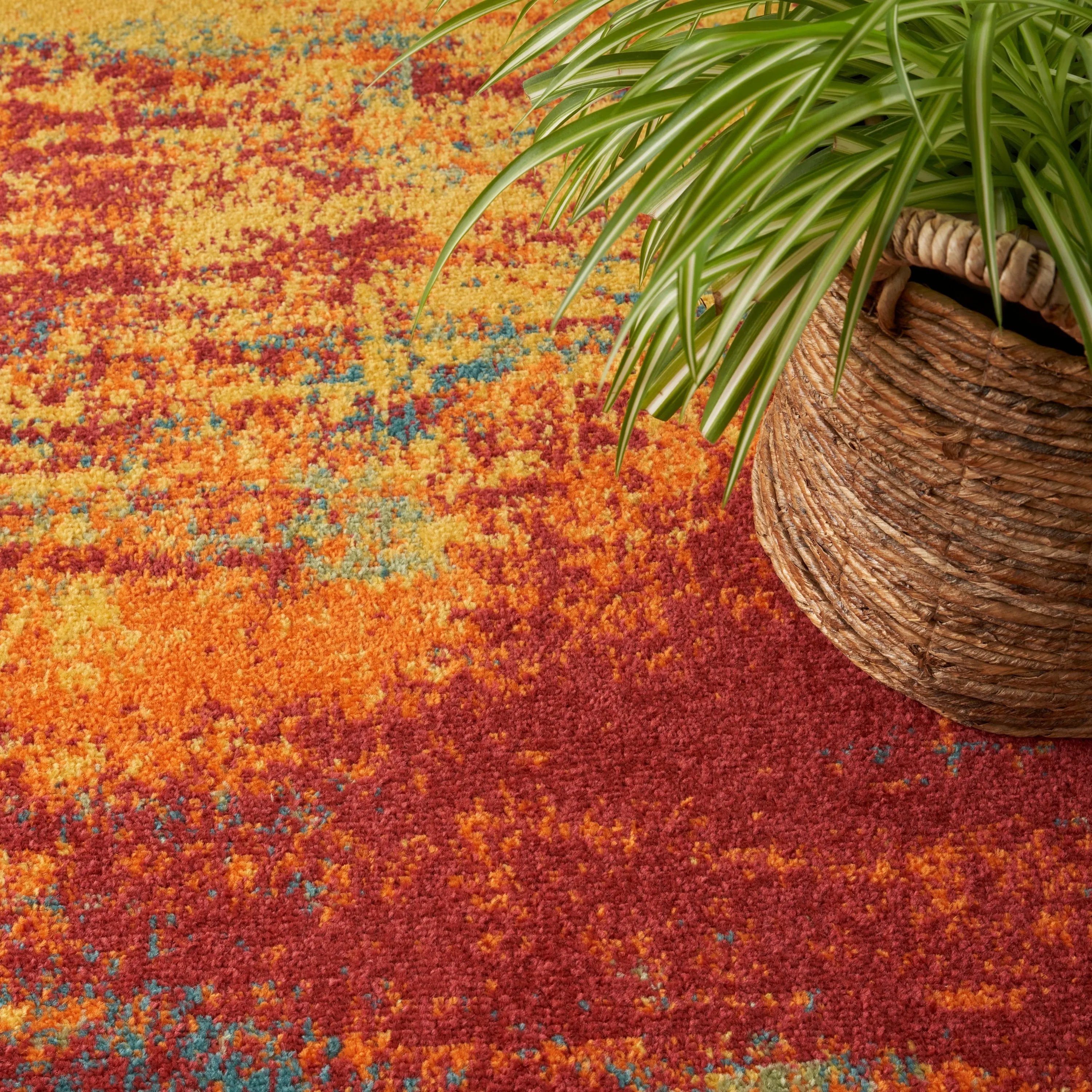 Nourison Sandy Indoor/Outdoor Abstract Area Rug