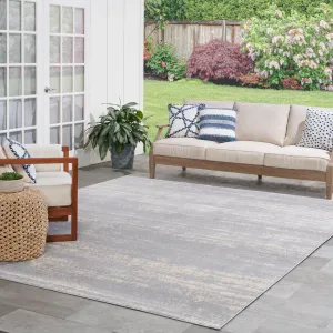 Nourison Sandy Indoor/Outdoor Abstract Area Rug