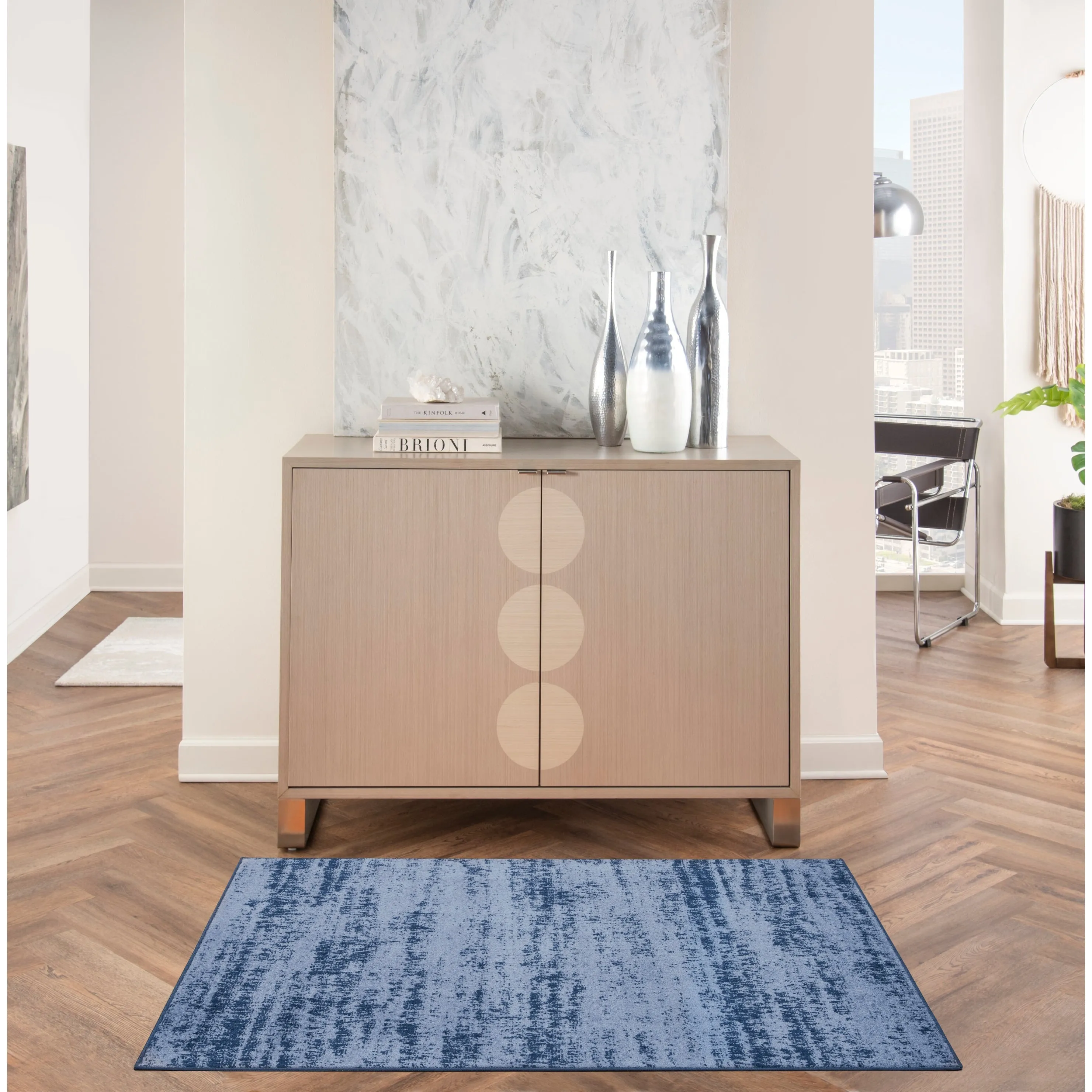 Nourison Sandy Indoor/Outdoor Abstract Area Rug