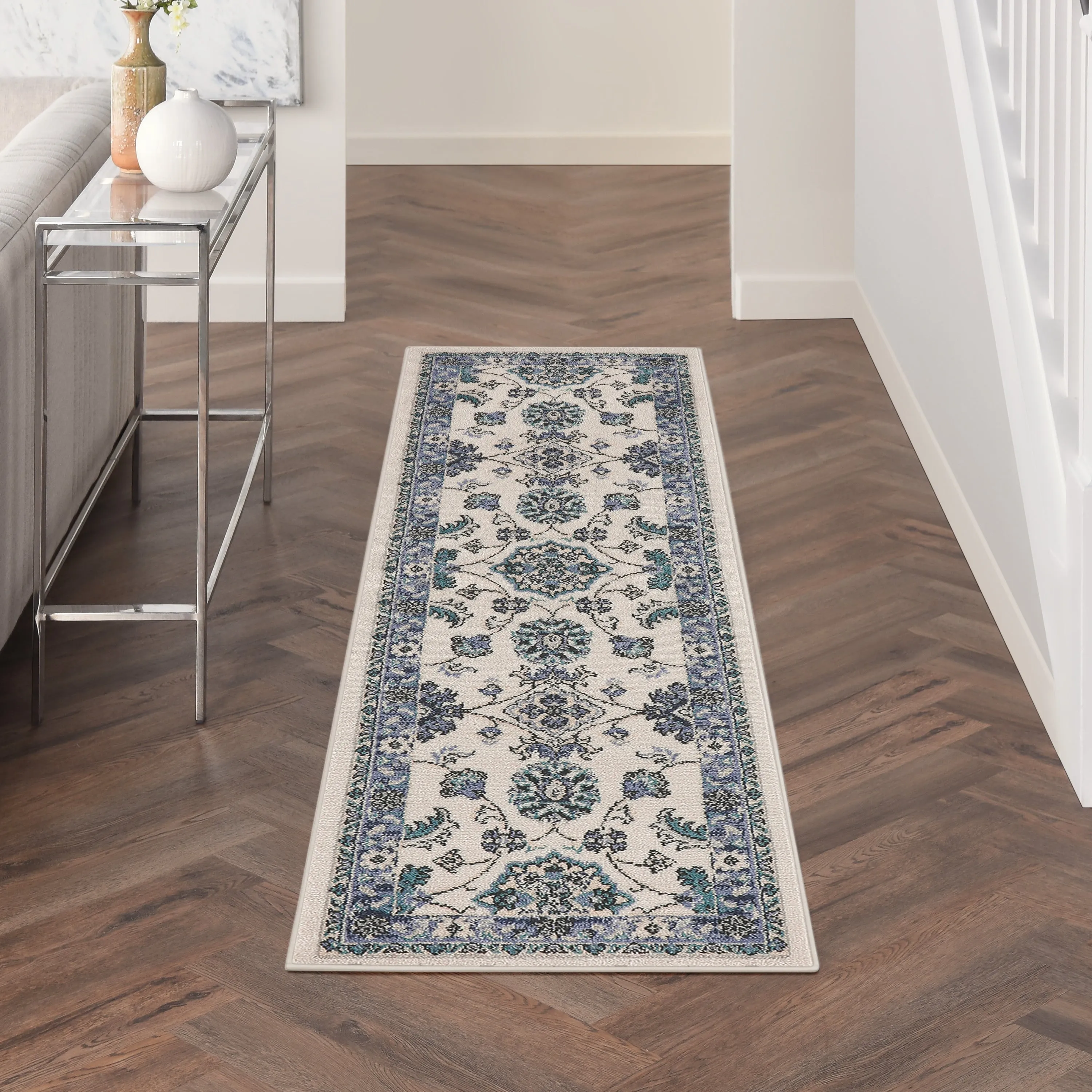 Nourison Sandy Indoor/Outdoor Persian Area Rug