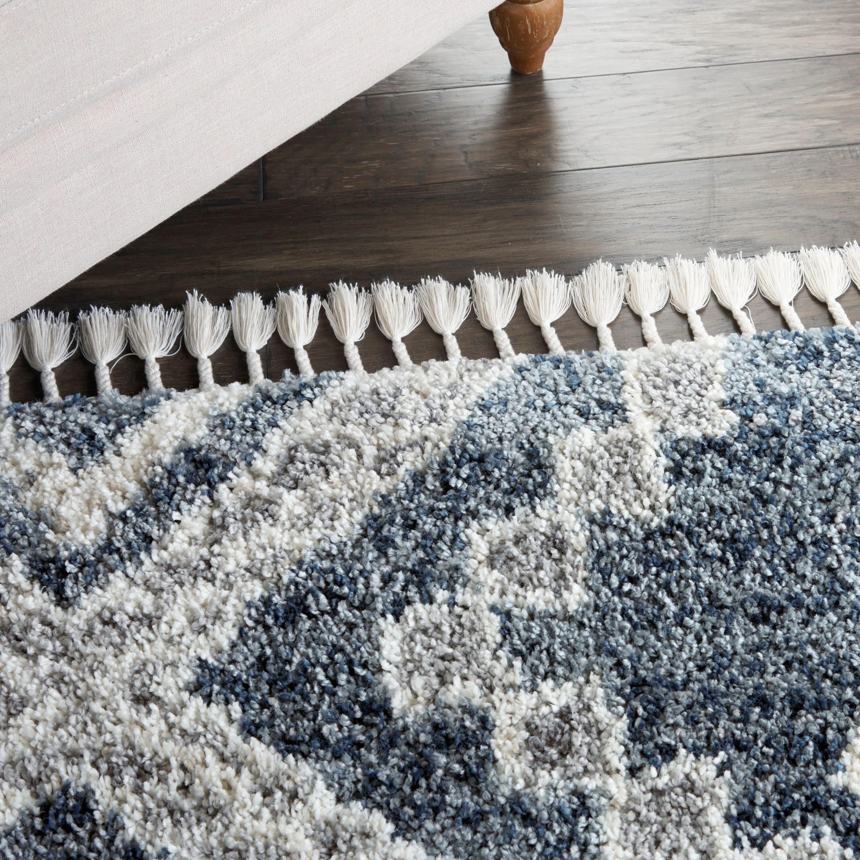Nourison Scandinavian Shag Contemporary Tribal Area Rug