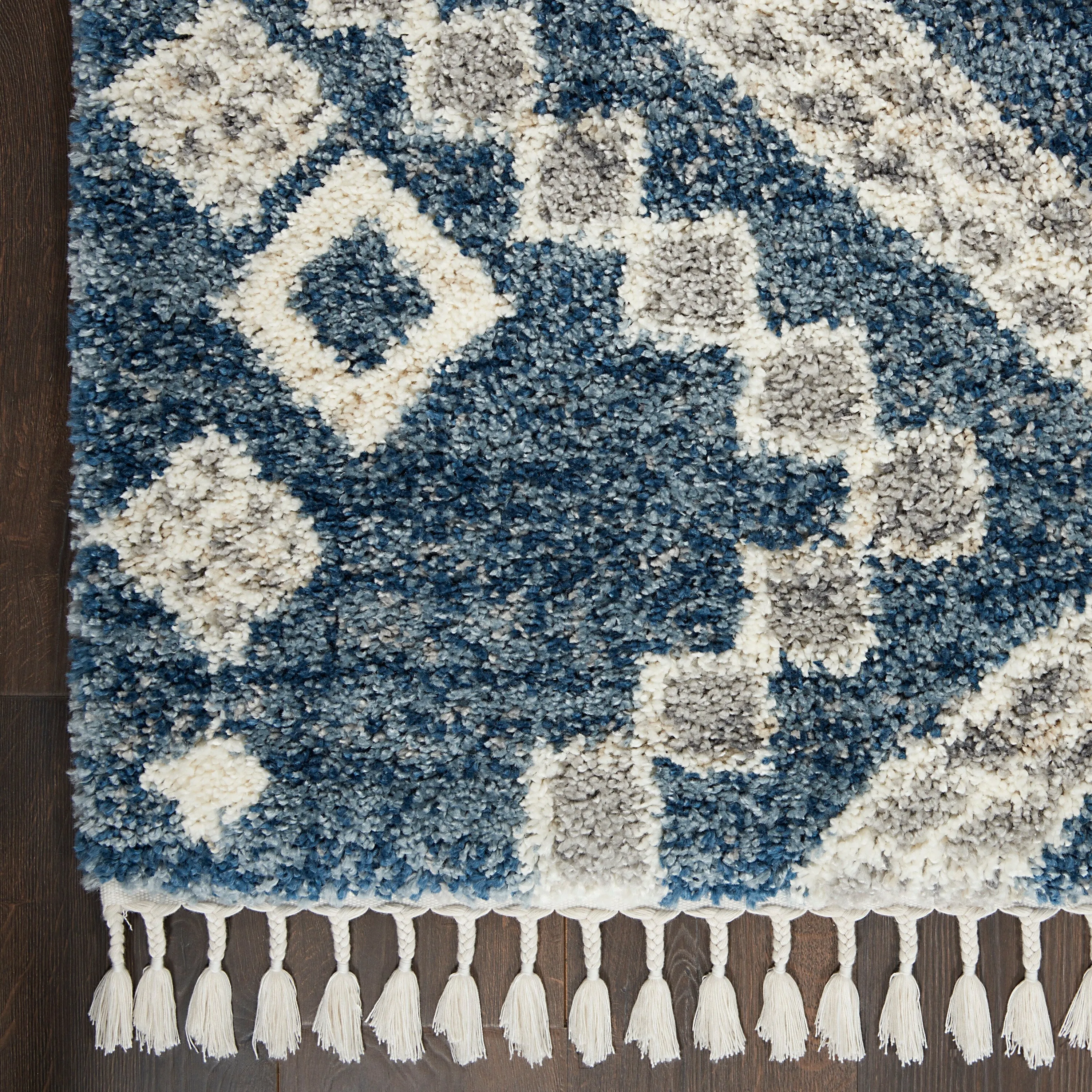 Nourison Scandinavian Shag Contemporary Tribal Area Rug