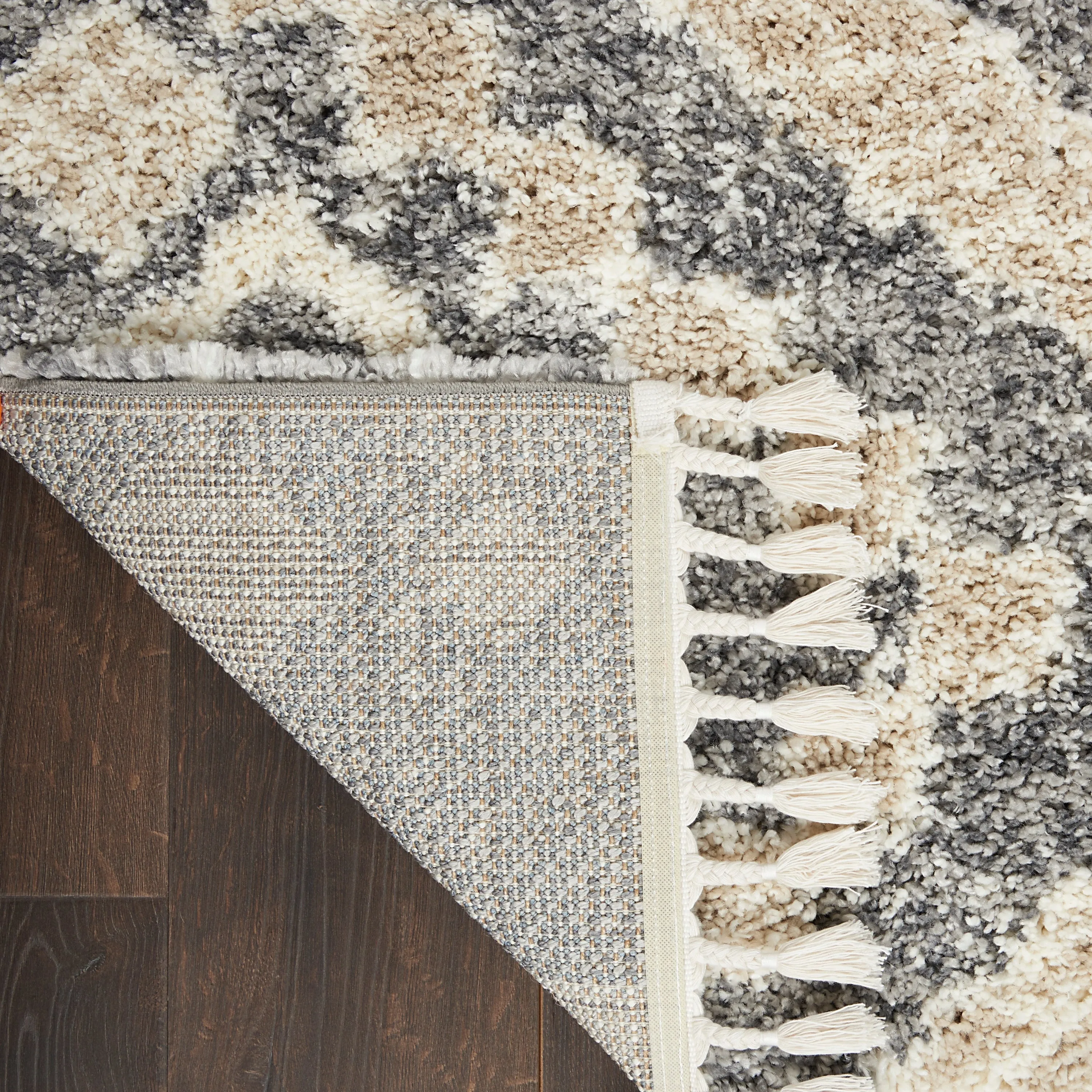 Nourison Scandinavian Shag Contemporary Tribal Area Rug