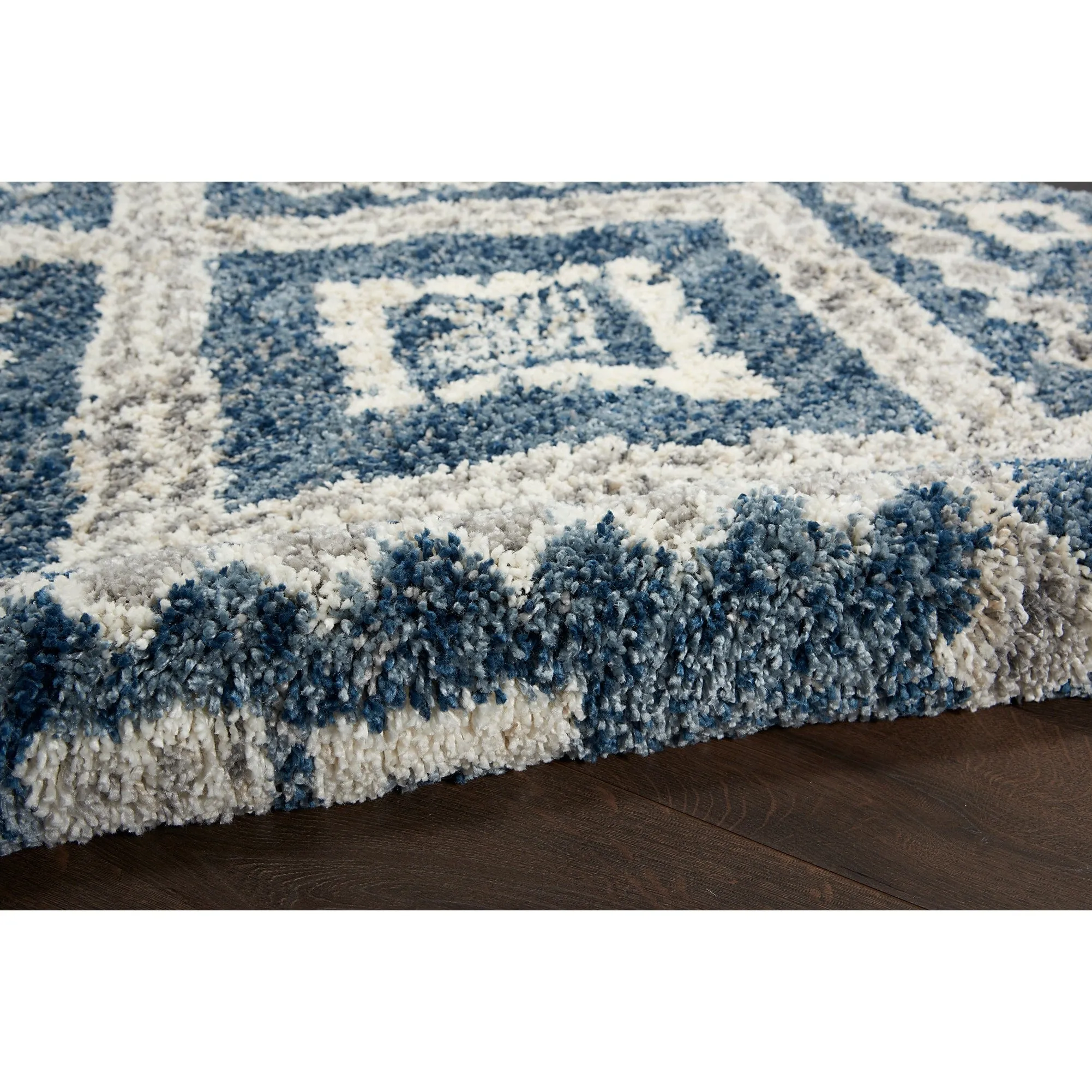 Nourison Scandinavian Shag Contemporary Tribal Area Rug