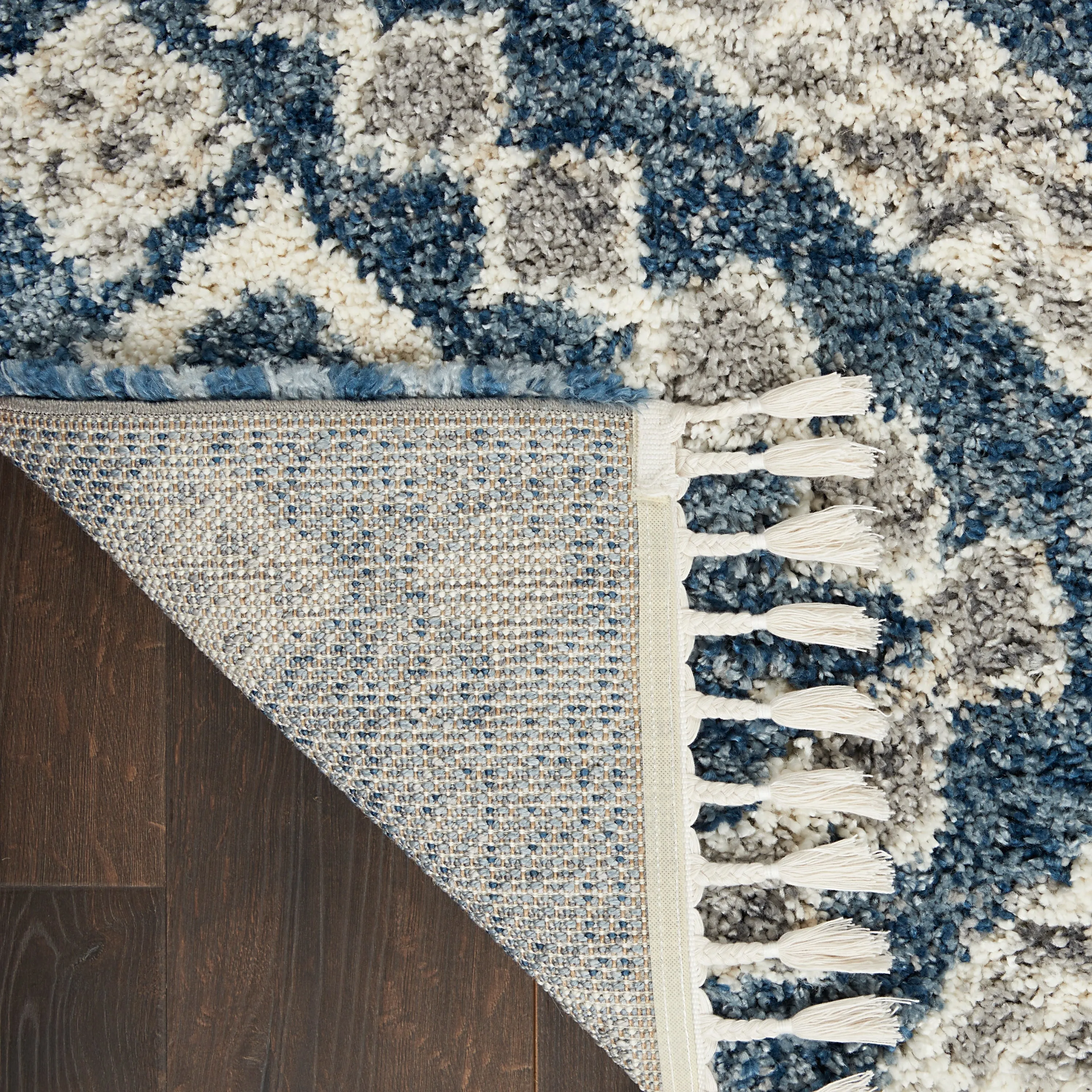 Nourison Scandinavian Shag Contemporary Tribal Area Rug
