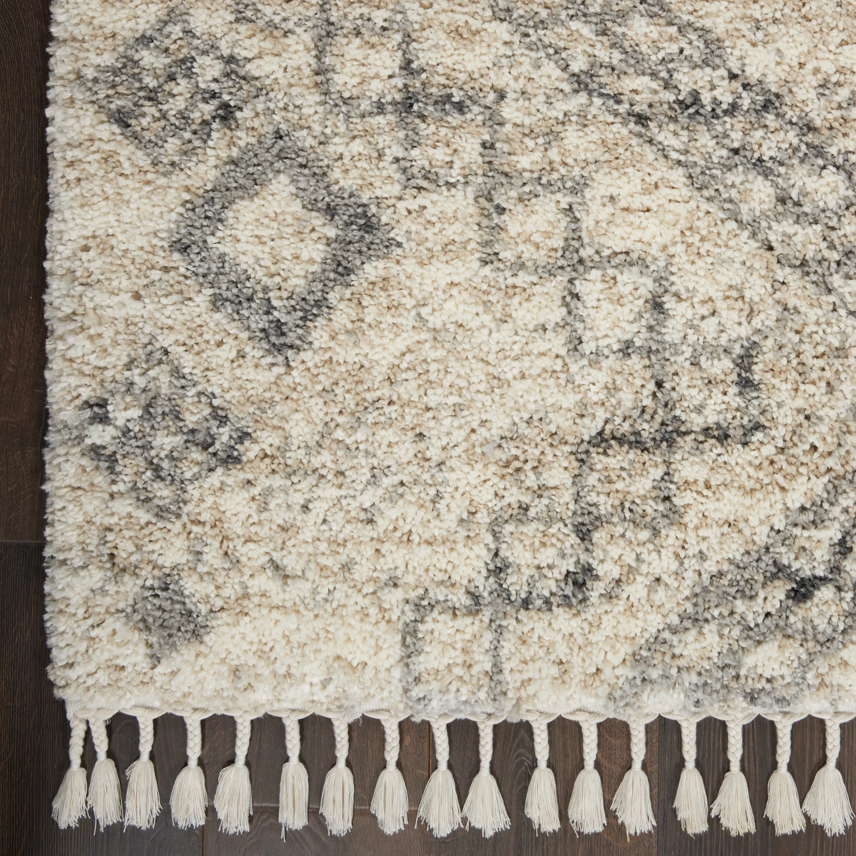 Nourison Scandinavian Shag Contemporary Tribal Area Rug