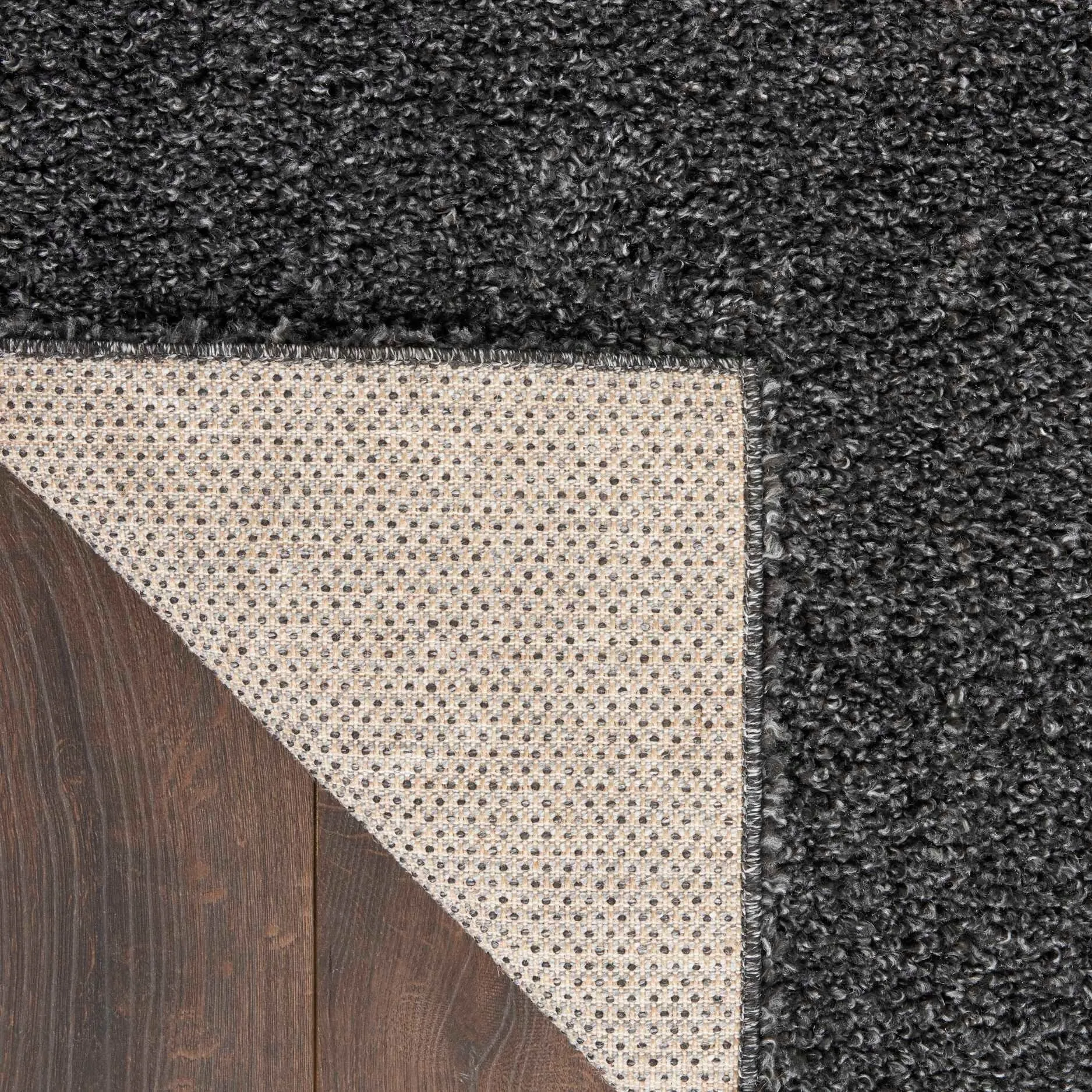 Nourison Shangri-La Solid Modern Plush Shag Area Rug