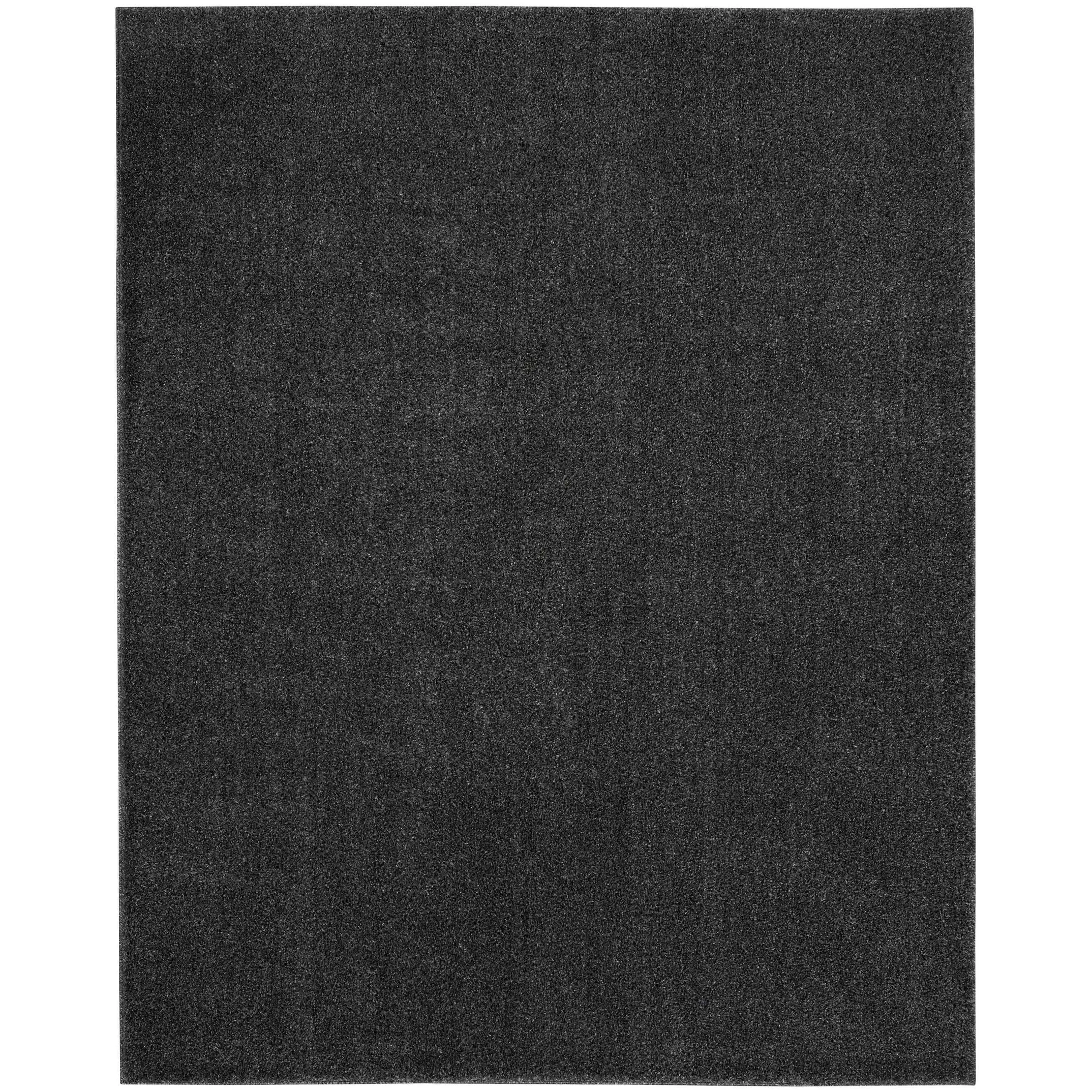 Nourison Shangri-La Solid Modern Plush Shag Area Rug