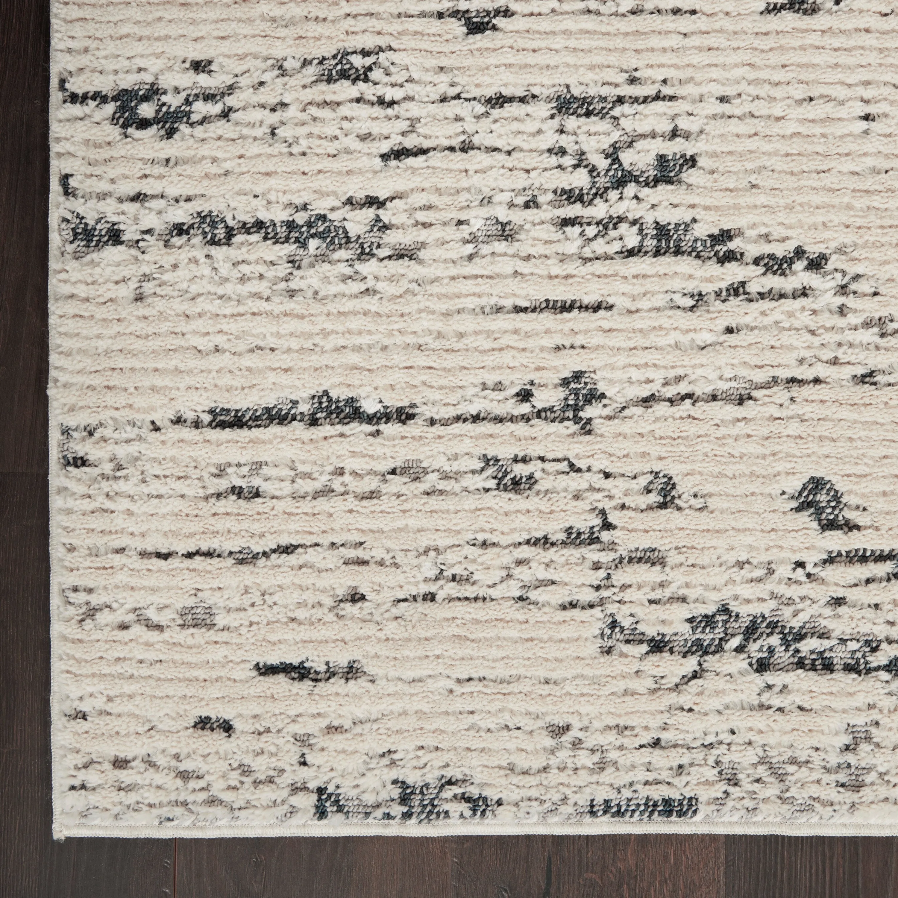 Nourison Textured Contemporary Abstract Area Rug