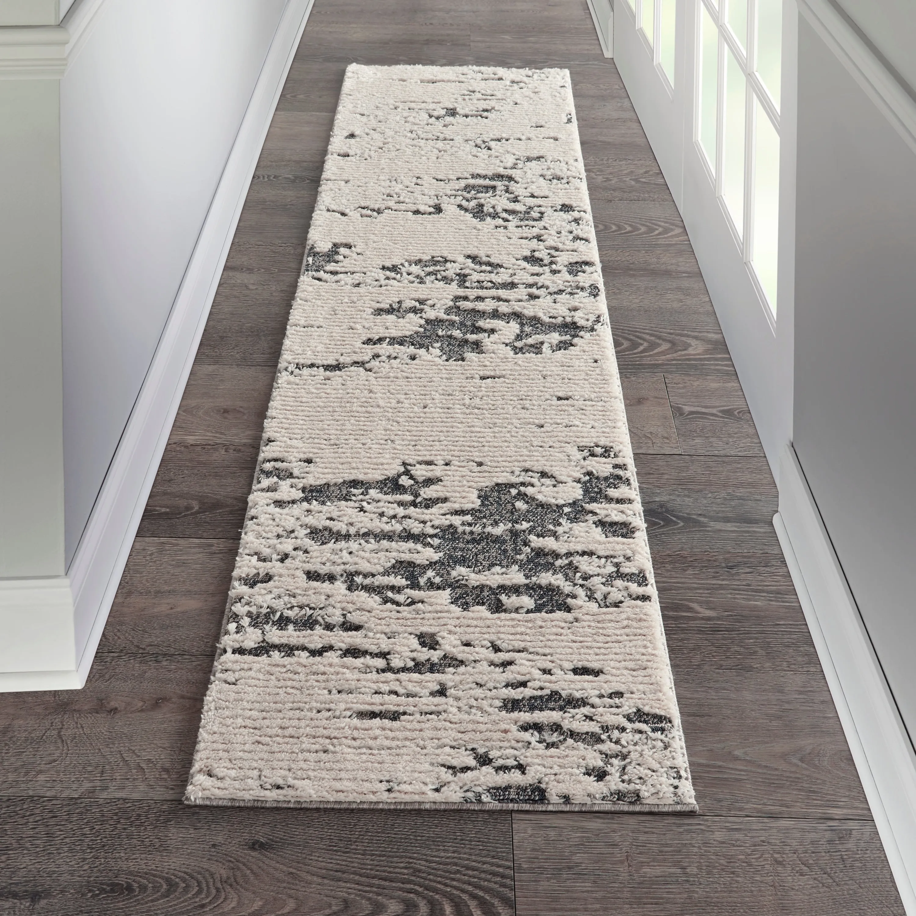 Nourison Textured Contemporary Abstract Area Rug