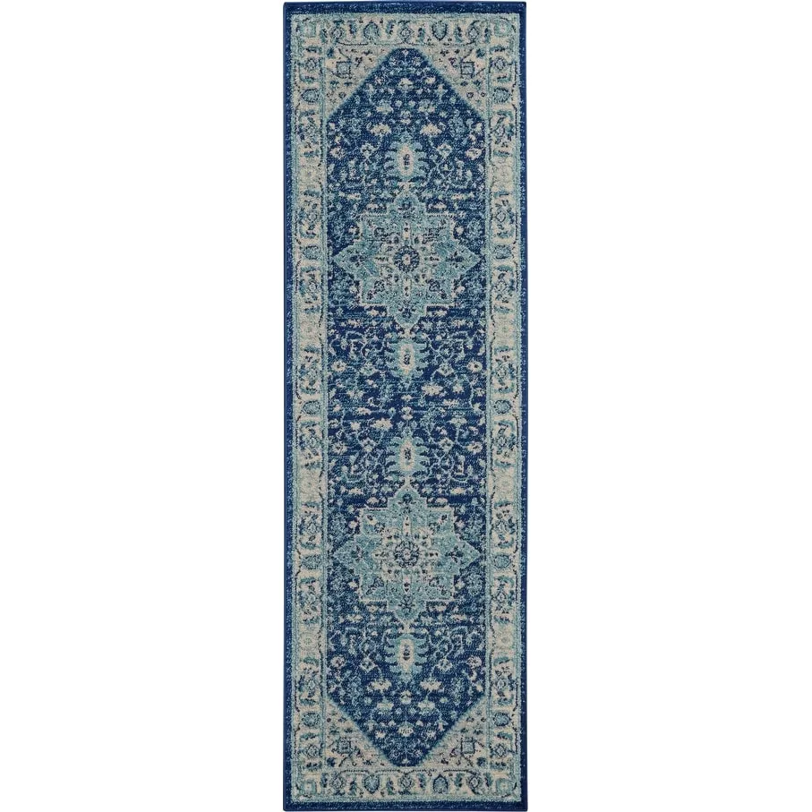 Nourison Tranquil Traditional Persian Medallion Area Rug