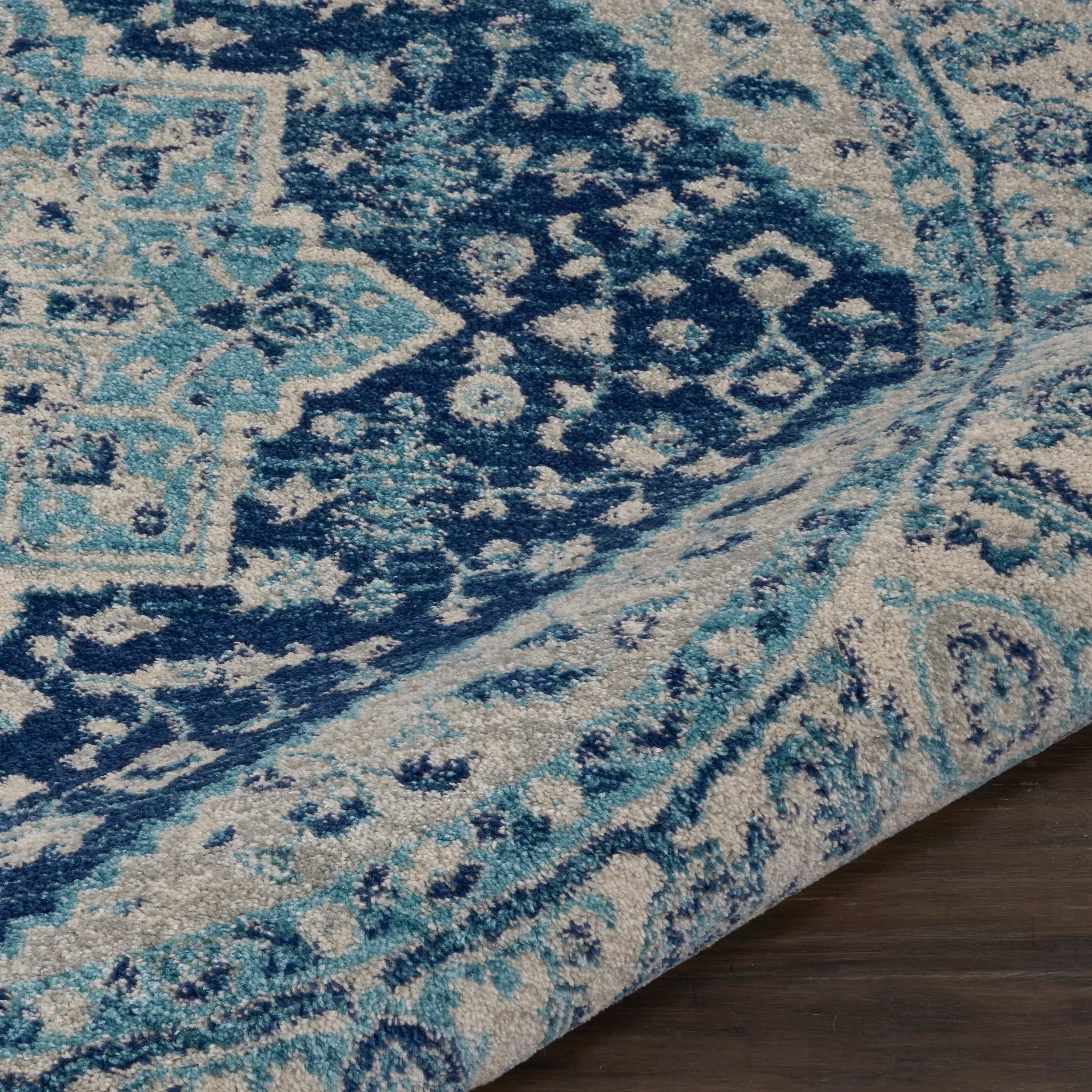 Nourison Tranquil Traditional Persian Medallion Area Rug