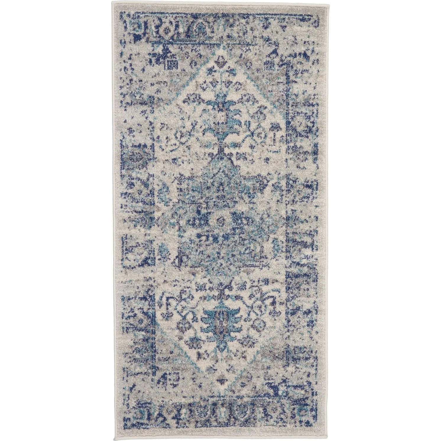 Nourison Tranquil Traditional Persian Medallion Area Rug