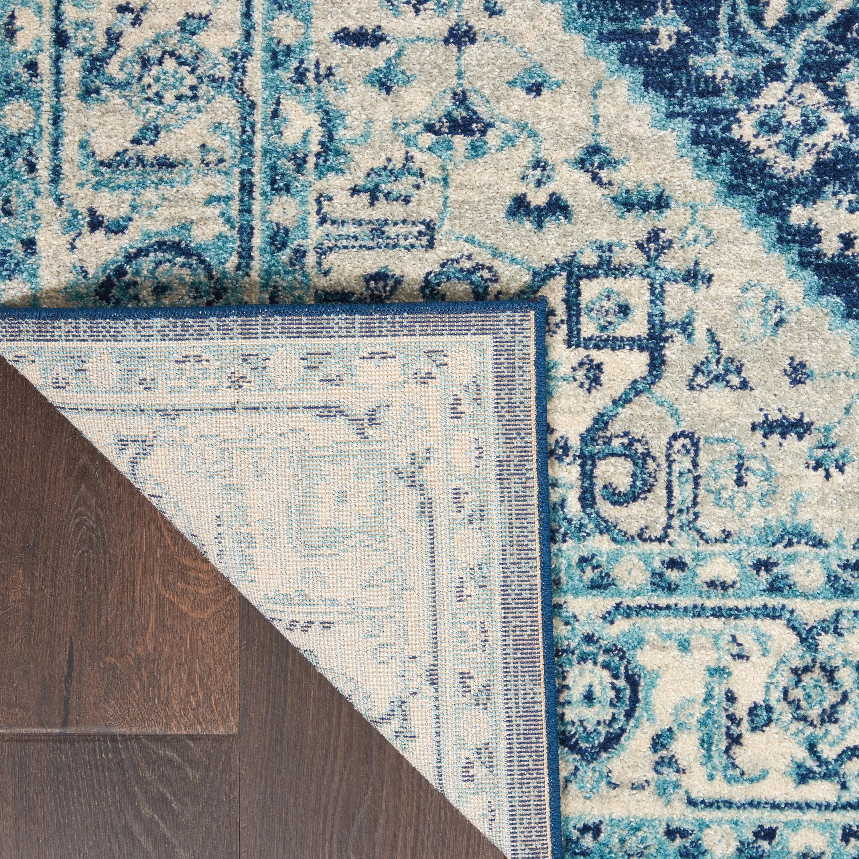 Nourison Tranquil Traditional Persian Medallion Area Rug