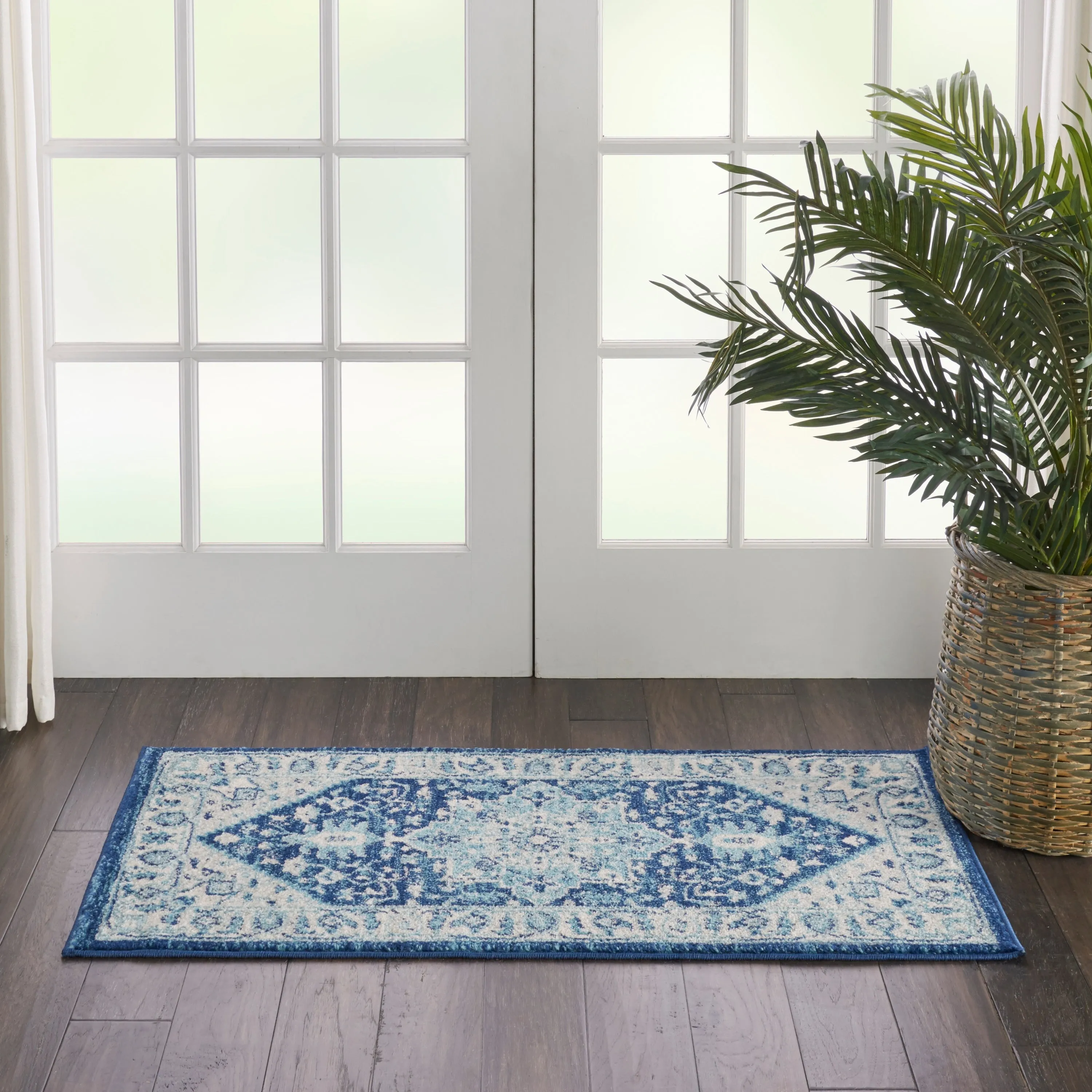 Nourison Tranquil Traditional Persian Medallion Area Rug