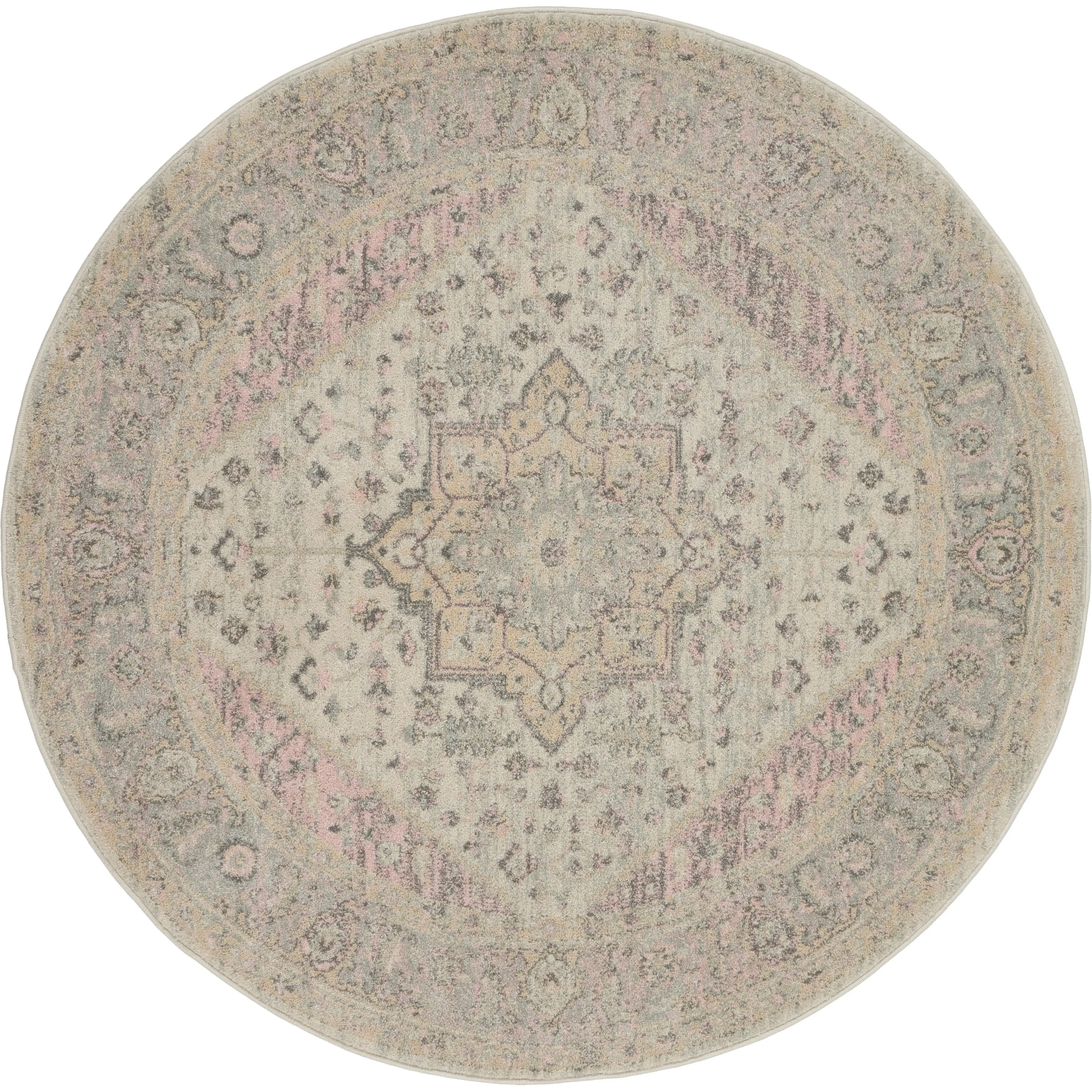 Nourison Tranquil Traditional Persian Medallion Area Rug