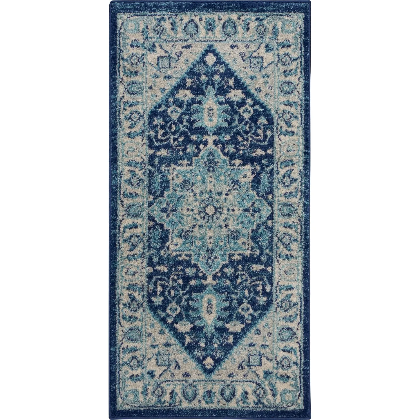 Nourison Tranquil Traditional Persian Medallion Area Rug