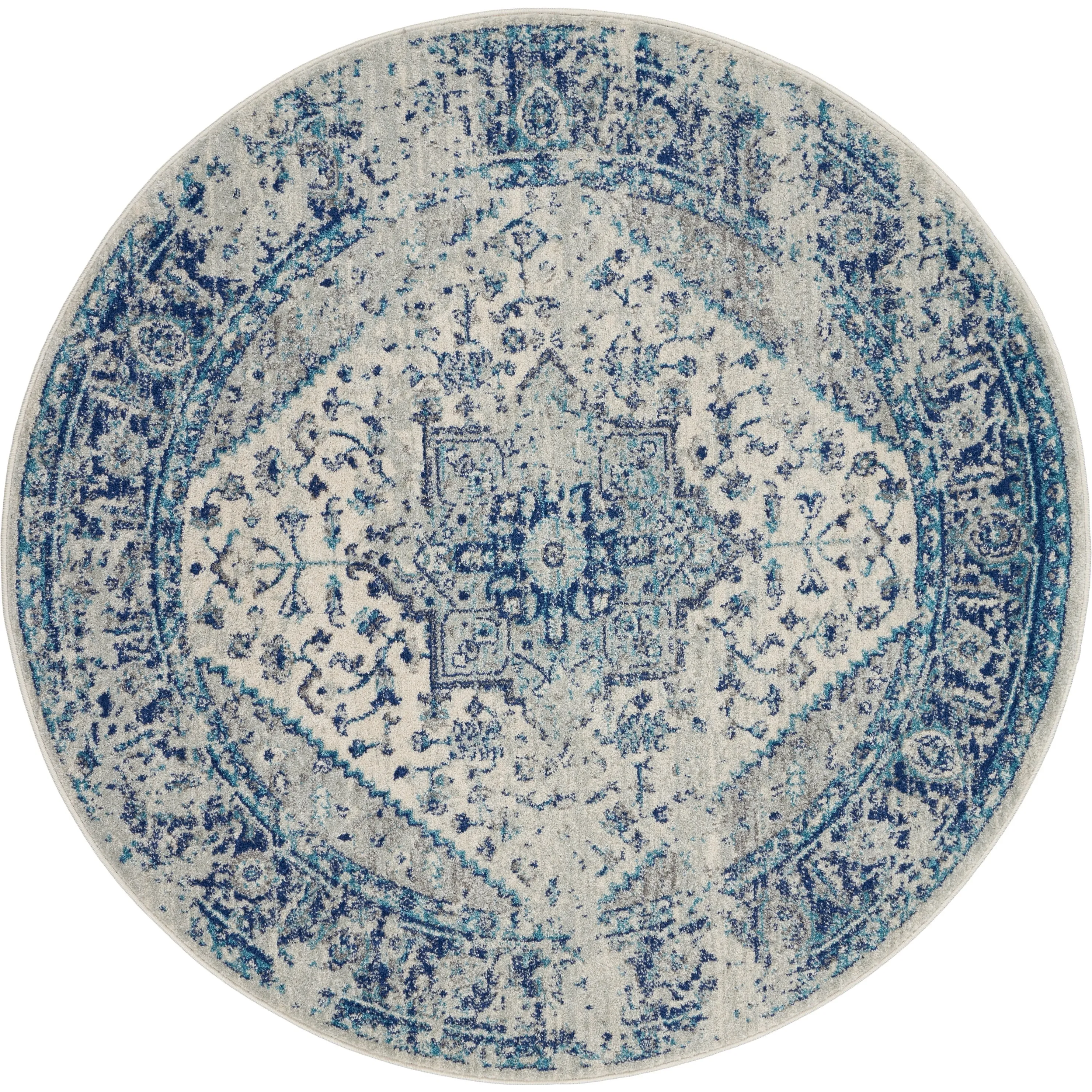 Nourison Tranquil Traditional Persian Medallion Area Rug