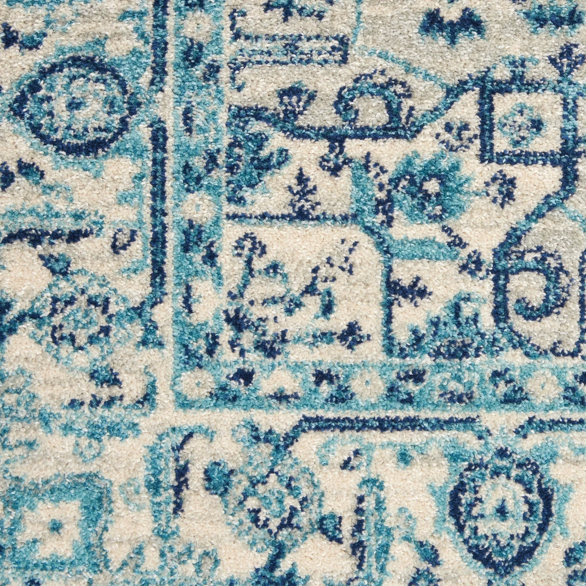 Nourison Tranquil Traditional Persian Medallion Area Rug