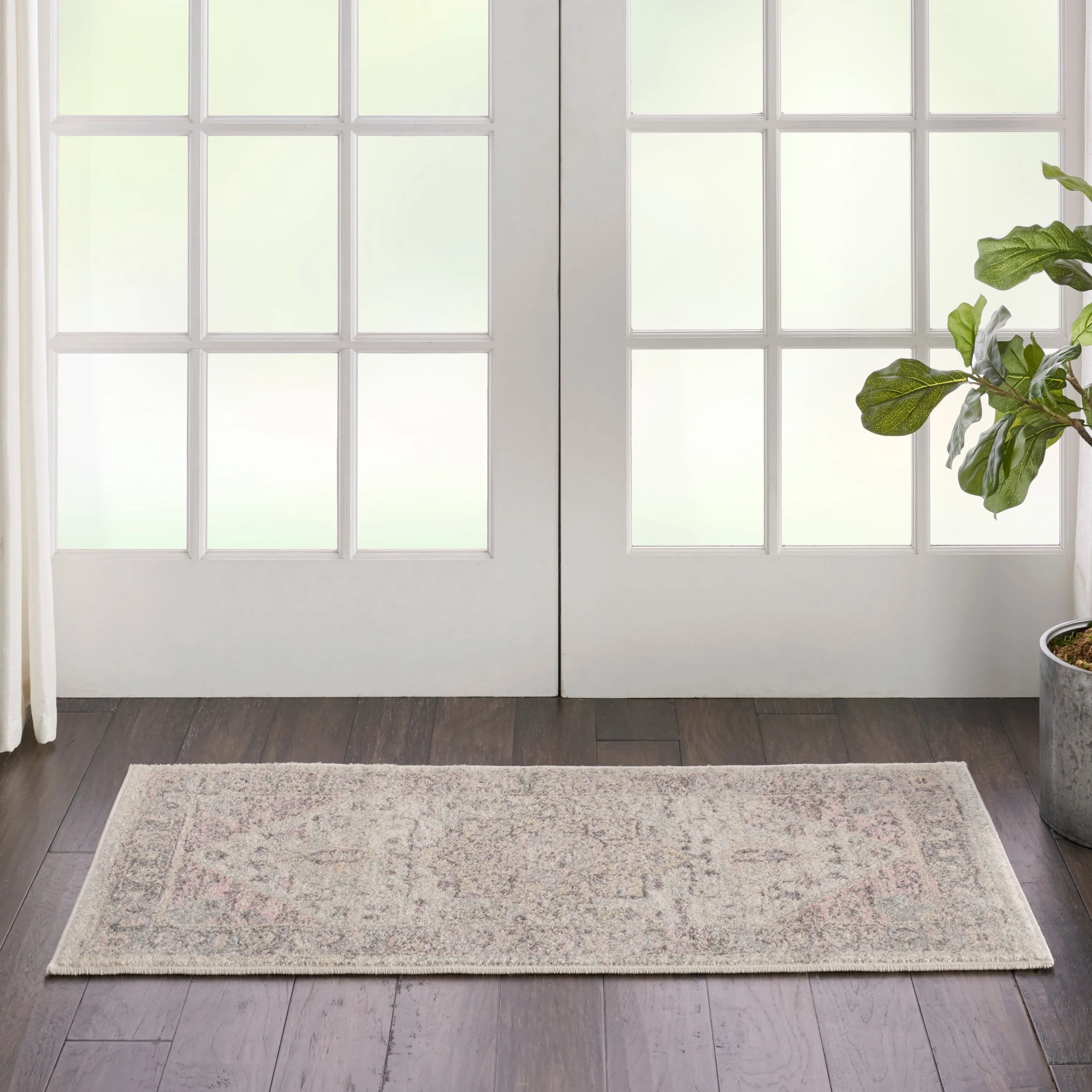 Nourison Tranquil Traditional Persian Medallion Area Rug
