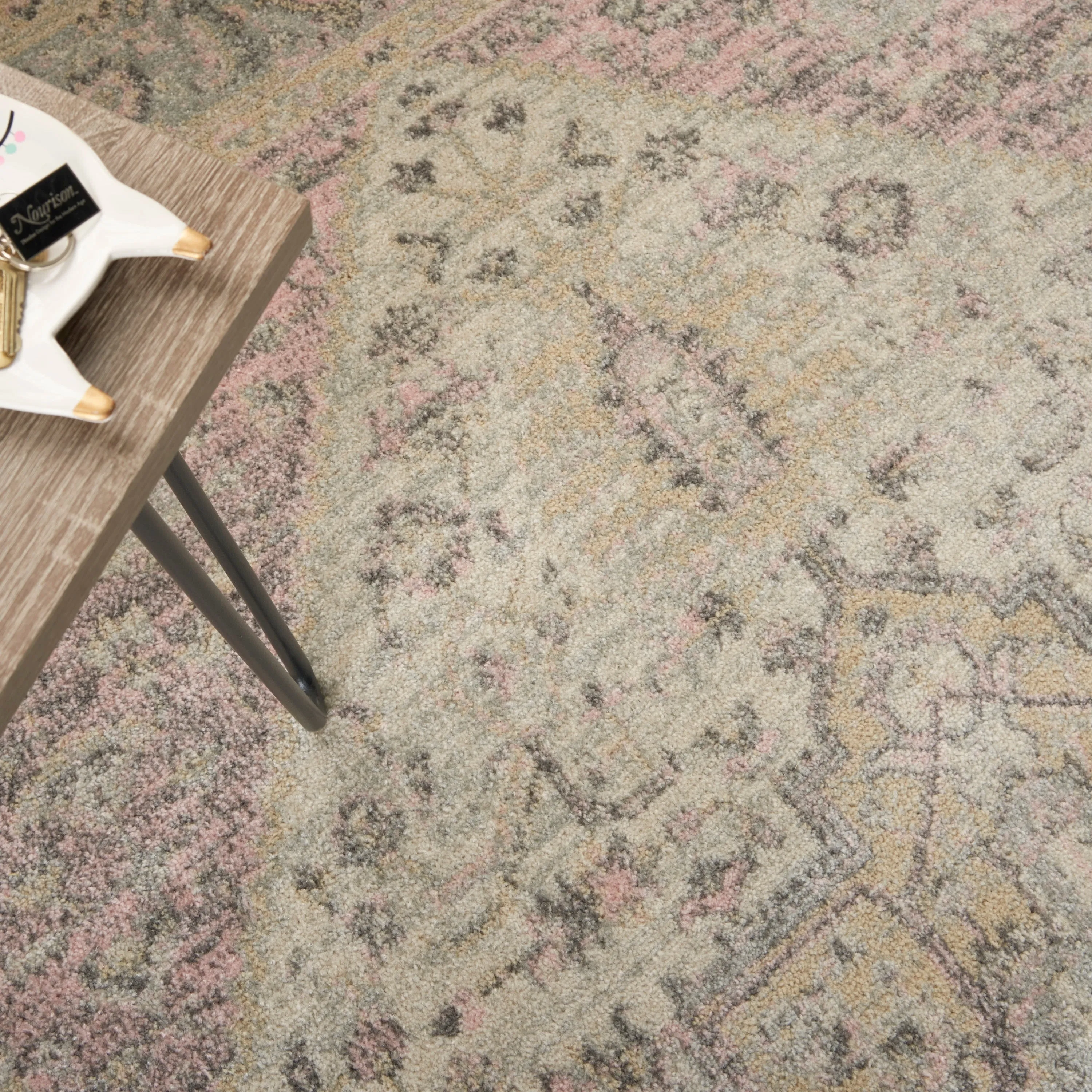 Nourison Tranquil Traditional Persian Medallion Area Rug