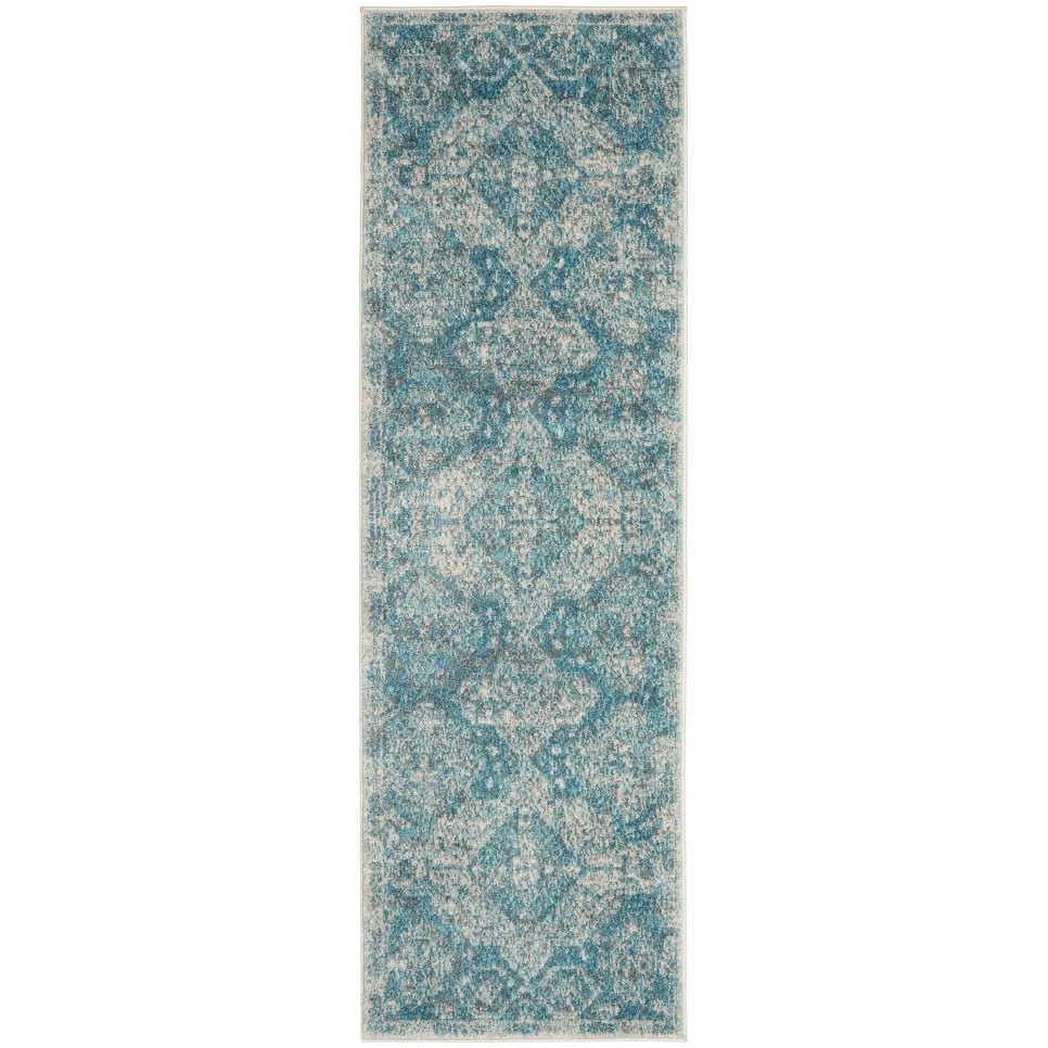 Nourison Tranquil Vintage French Country Contemporary Geometric Area Rug