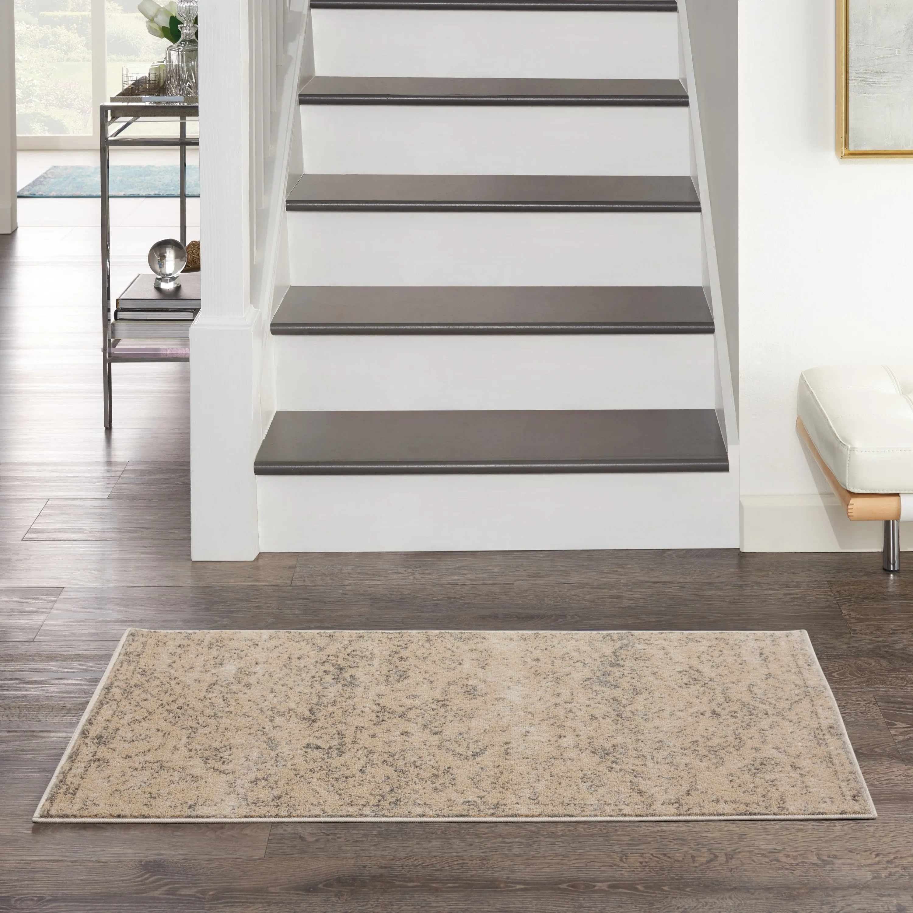 Nourison Tranquil Vintage French Country Contemporary Geometric Area Rug