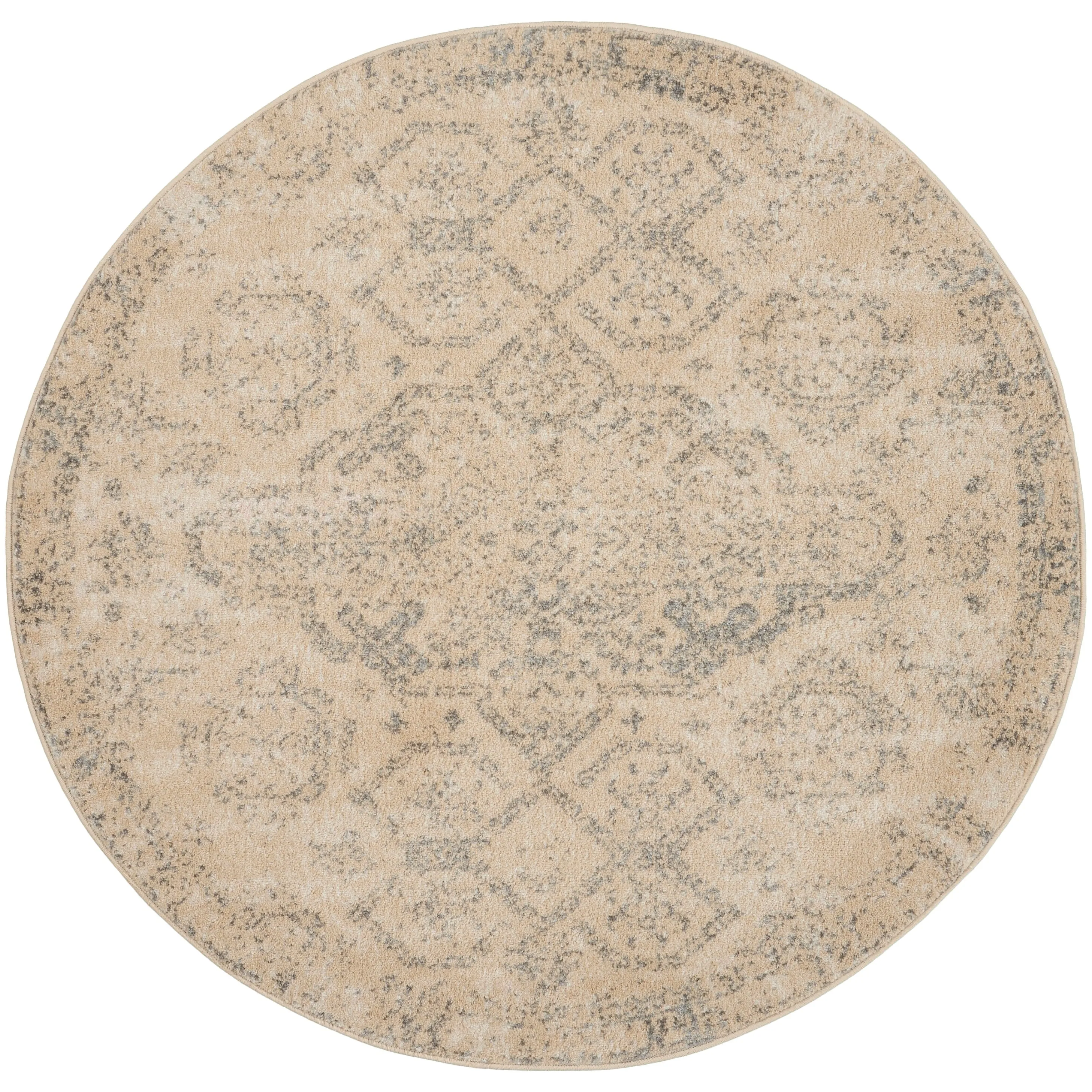 Nourison Tranquil Vintage French Country Contemporary Geometric Area Rug