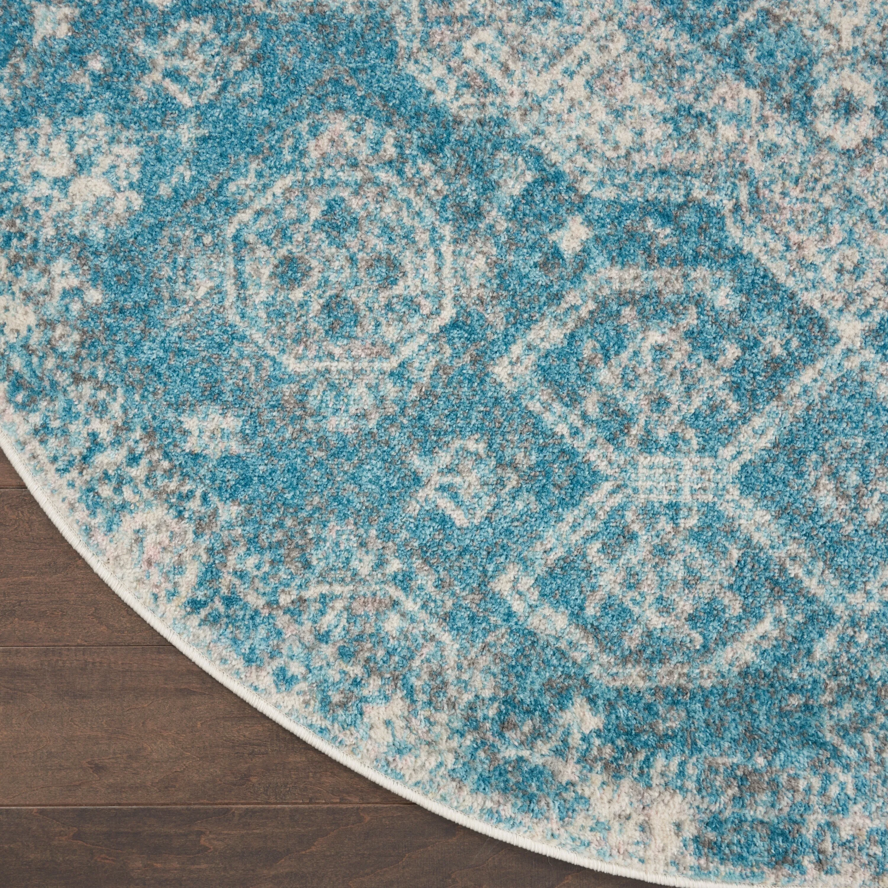 Nourison Tranquil Vintage French Country Contemporary Geometric Area Rug