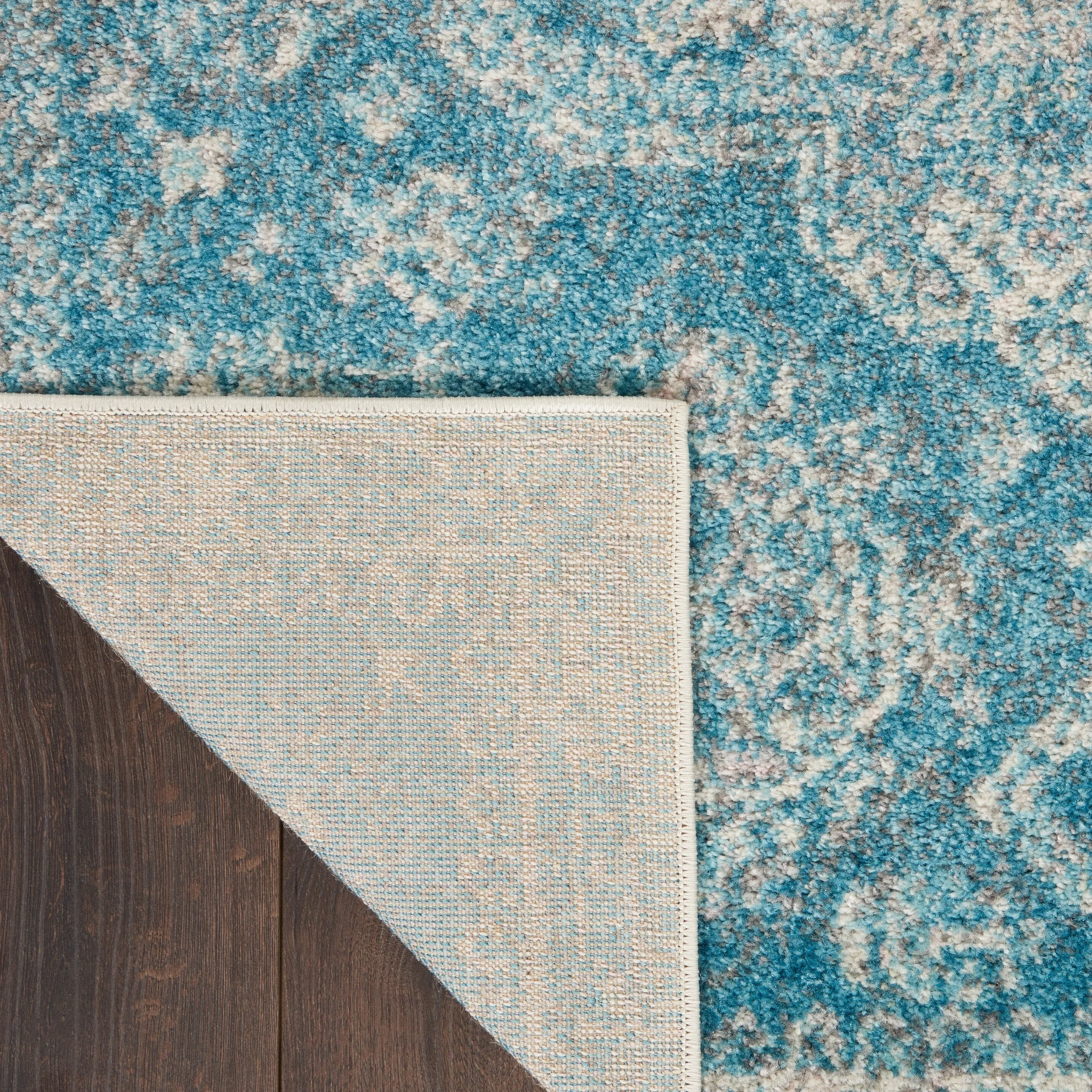 Nourison Tranquil Vintage French Country Contemporary Geometric Area Rug