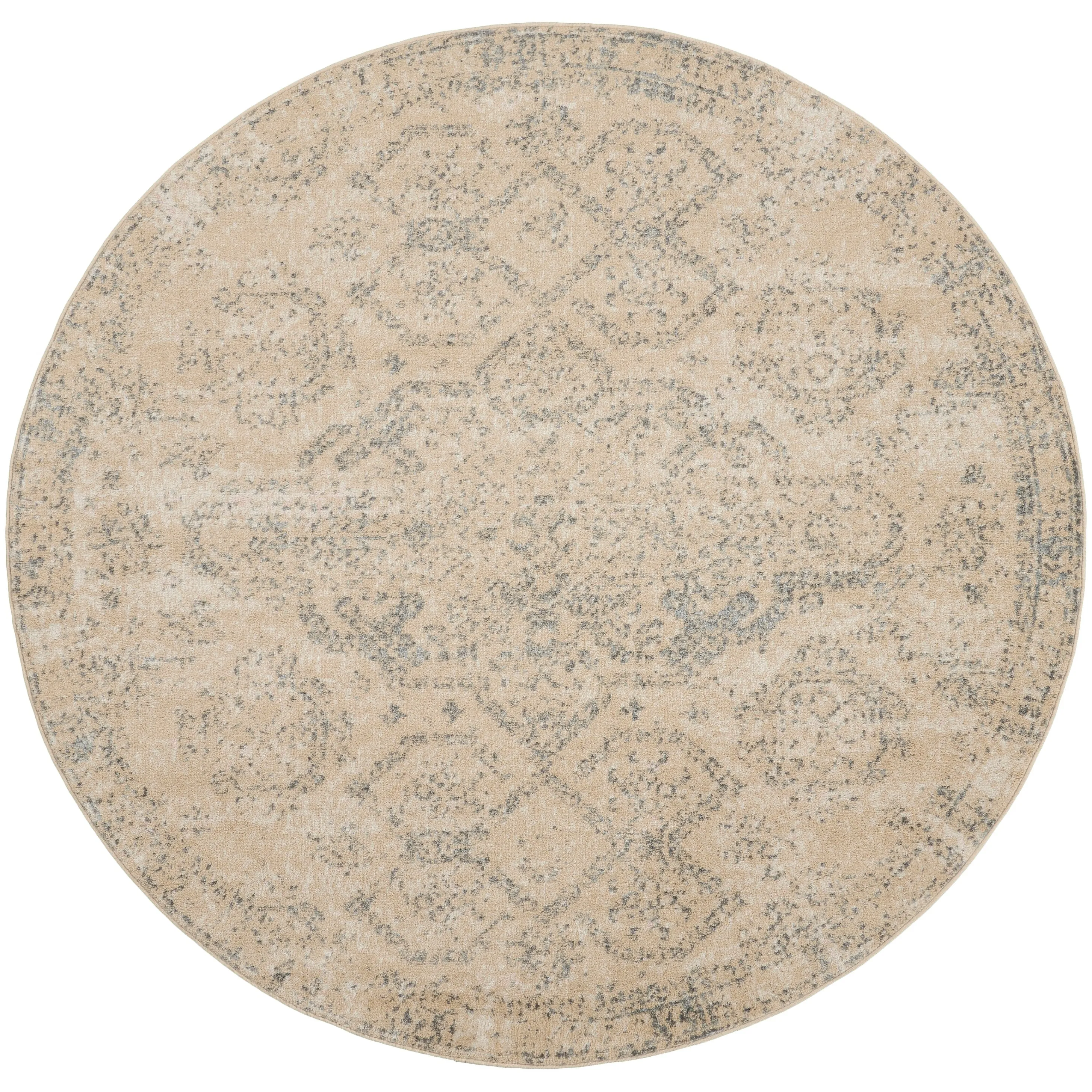 Nourison Tranquil Vintage French Country Contemporary Geometric Area Rug