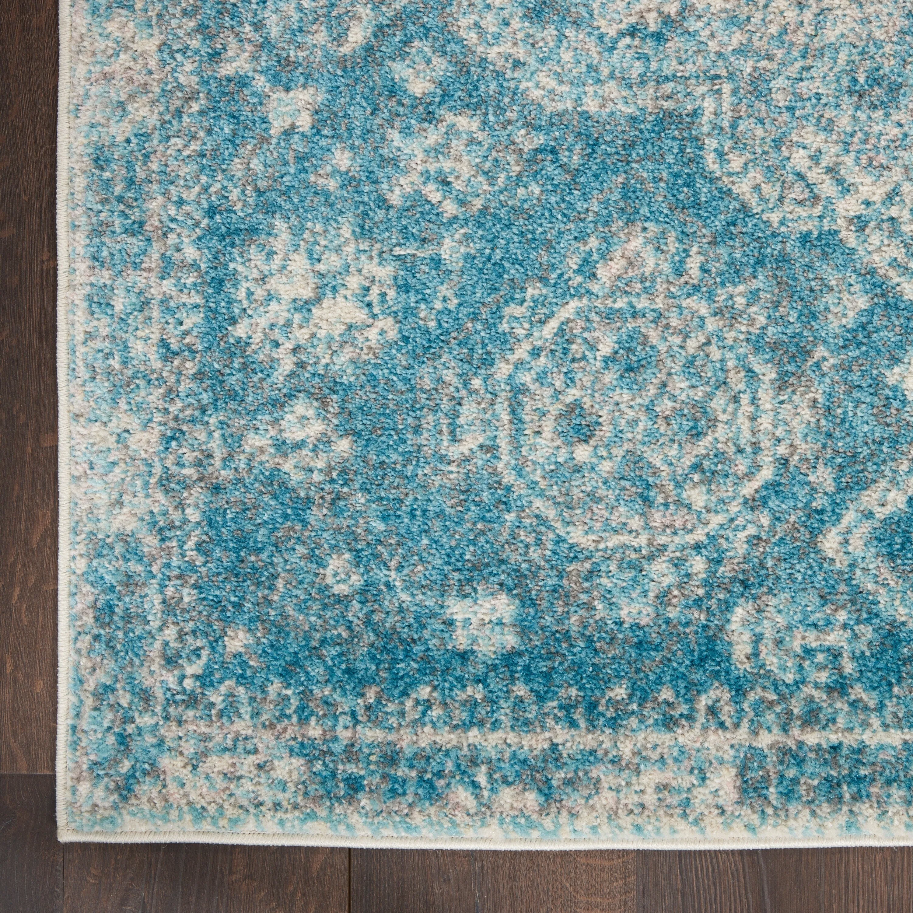 Nourison Tranquil Vintage French Country Contemporary Geometric Area Rug