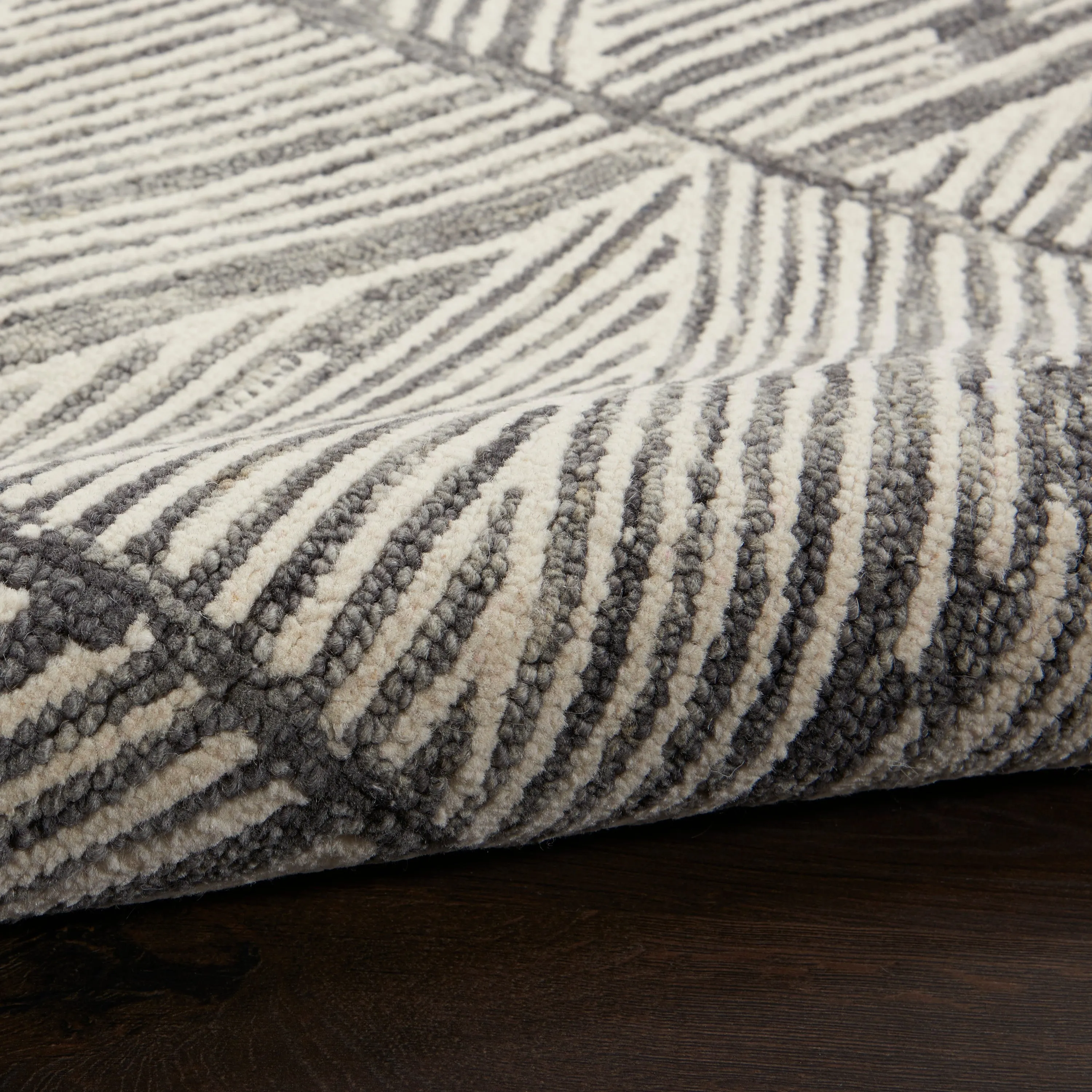 Nourison Vail Textured Rustic Farmhouse Area Rug