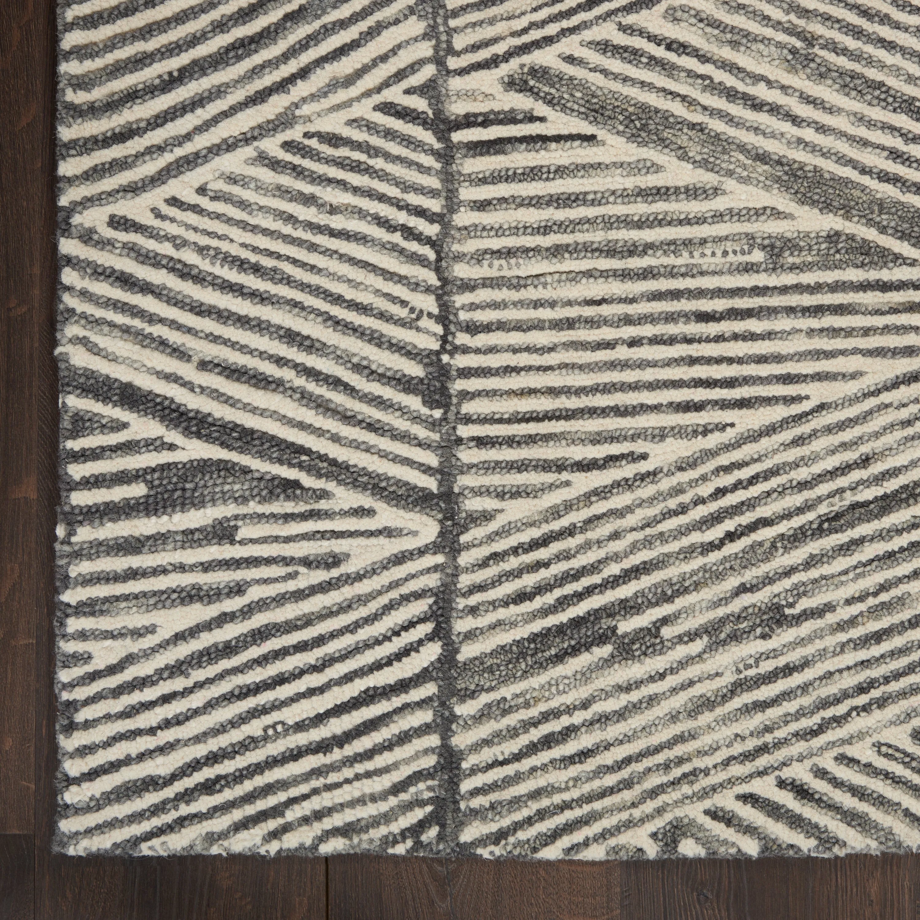 Nourison Vail Textured Rustic Farmhouse Area Rug