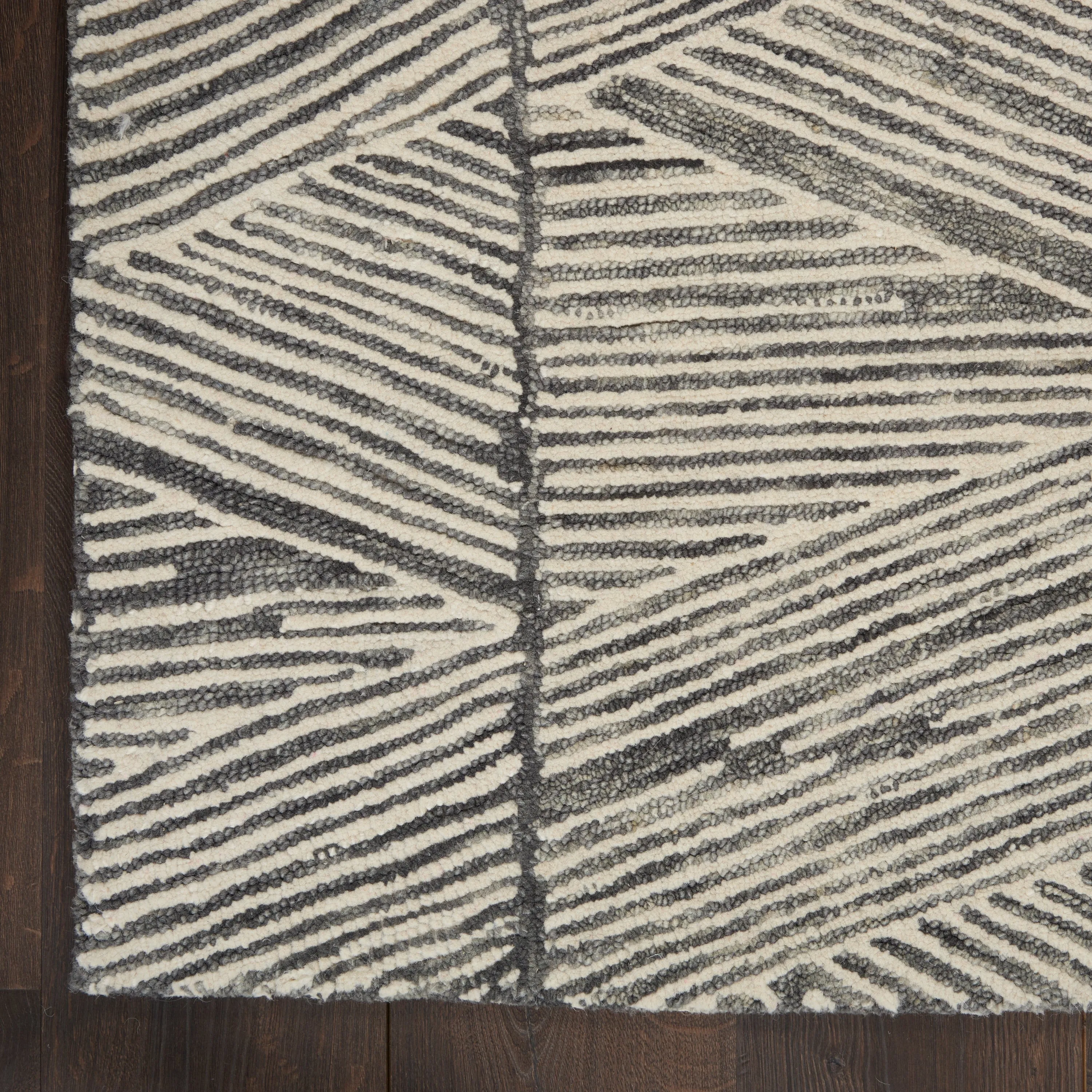 Nourison Vail Textured Rustic Farmhouse Area Rug