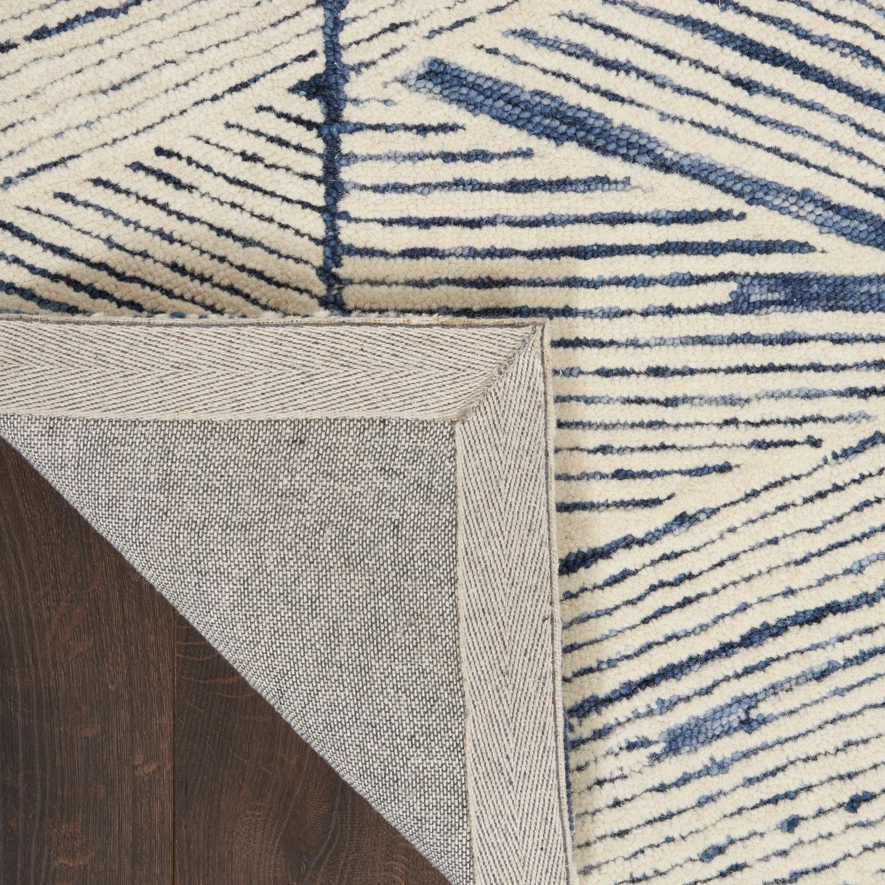 Nourison Vail Textured Rustic Farmhouse Area Rug