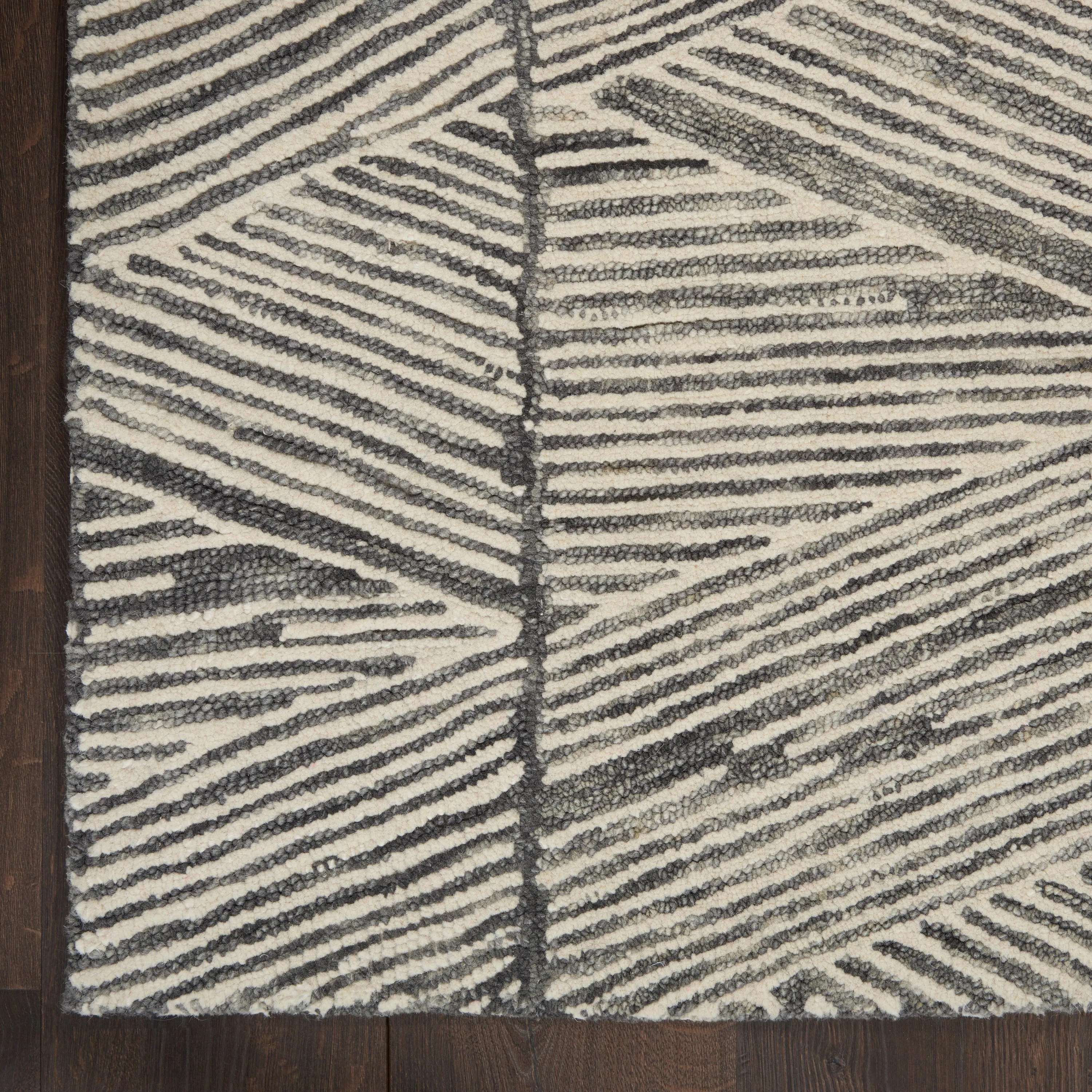 Nourison Vail Textured Rustic Farmhouse Area Rug