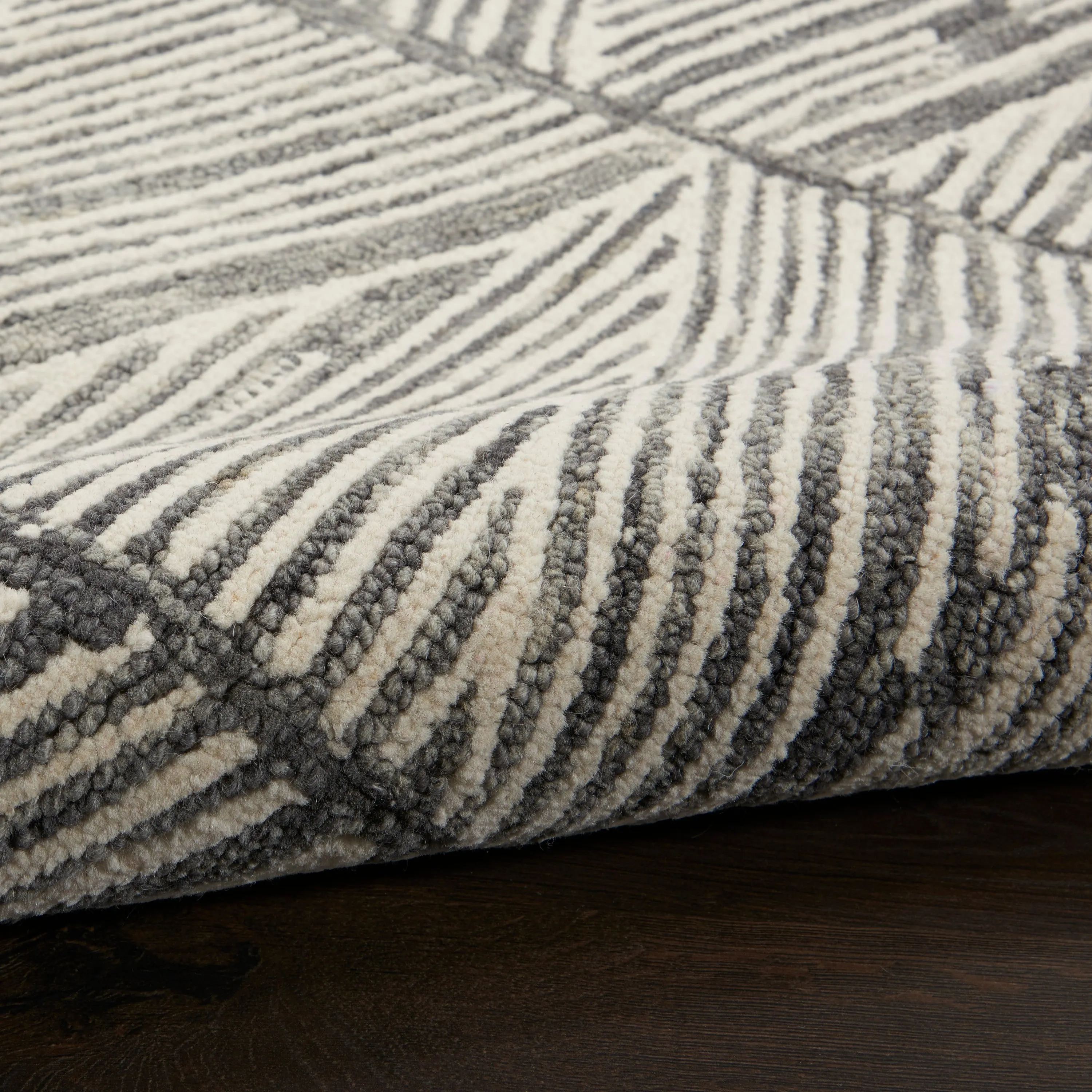 Nourison Vail Textured Rustic Farmhouse Area Rug