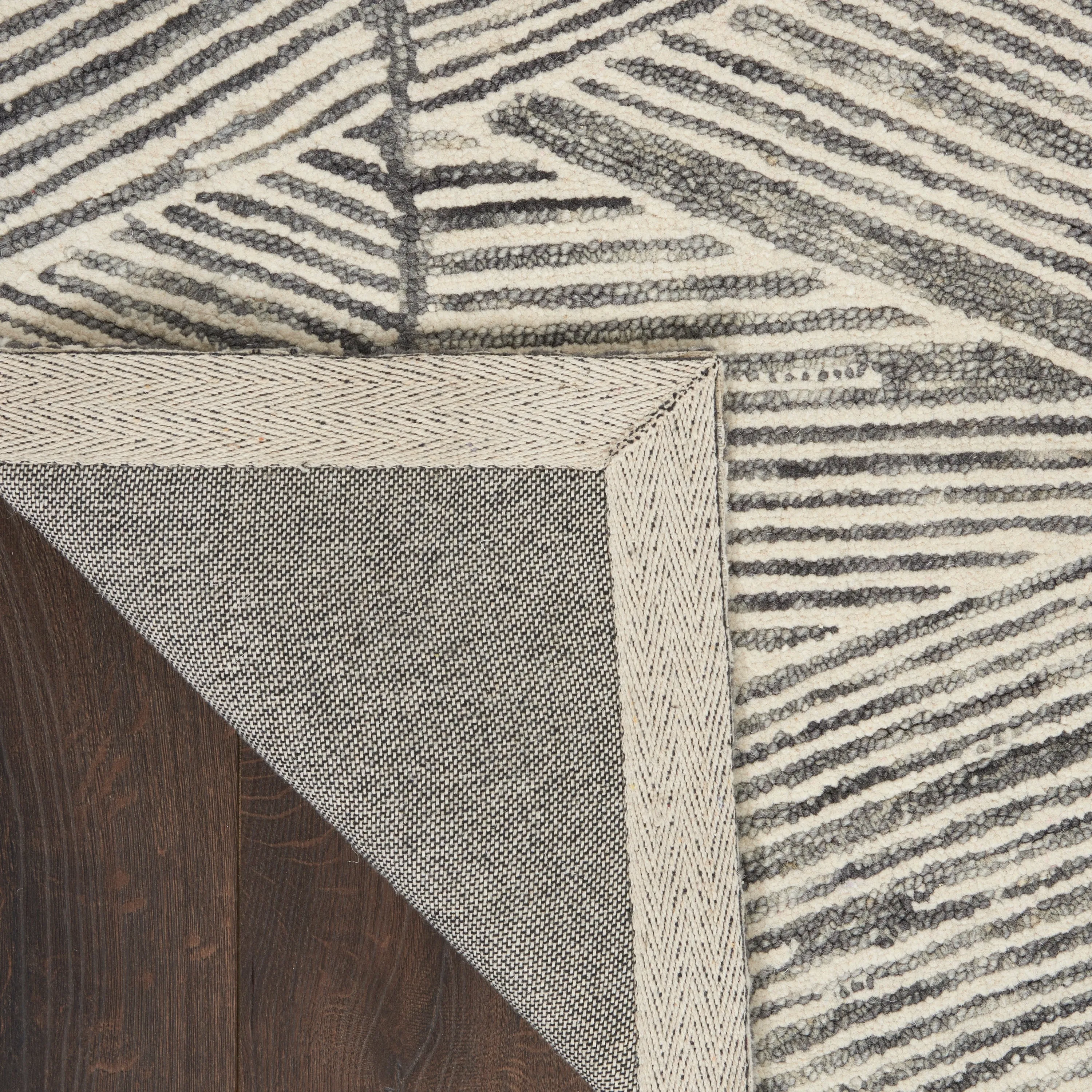 Nourison Vail Textured Rustic Farmhouse Area Rug
