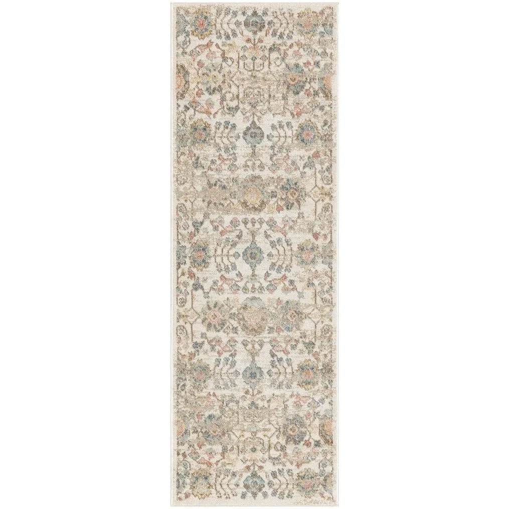 Nourison Washable Decor Indoor only Machine Washable Persian Floral Area Rug